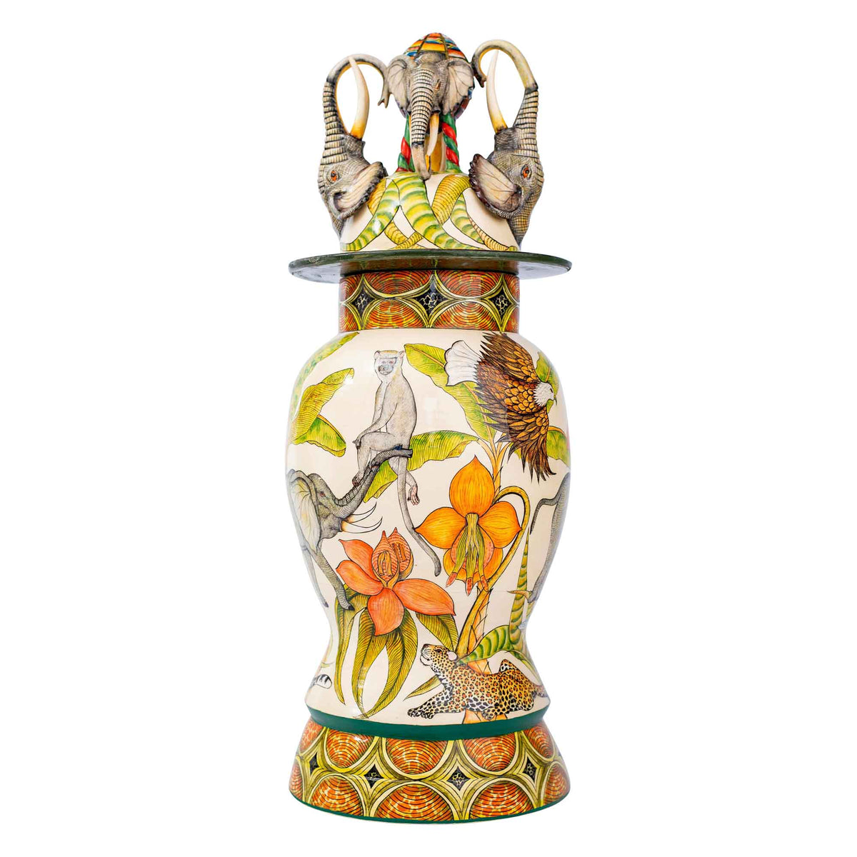 Elephant urn
