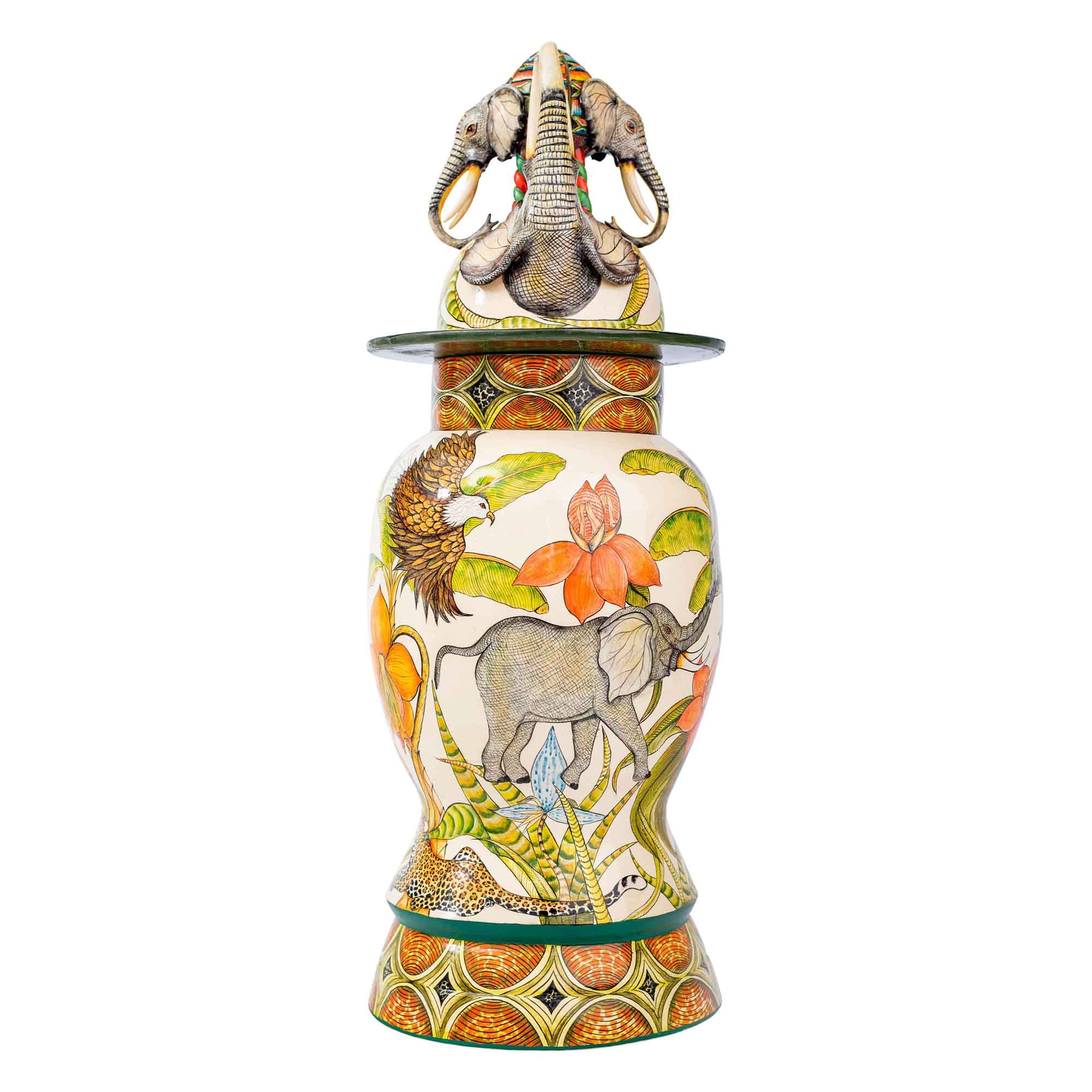 Elephant urn