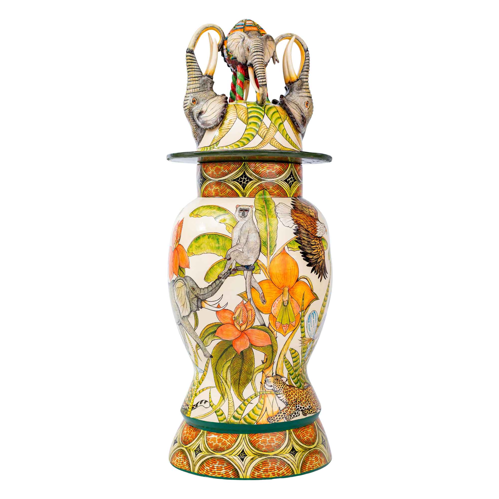 Elephant urn