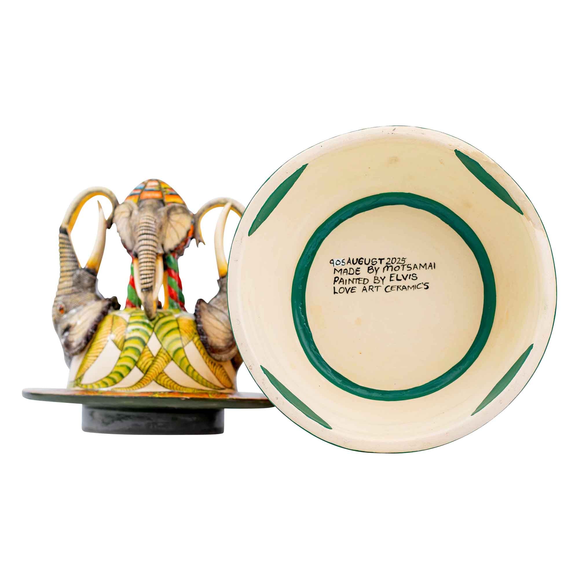 Elephant urn
