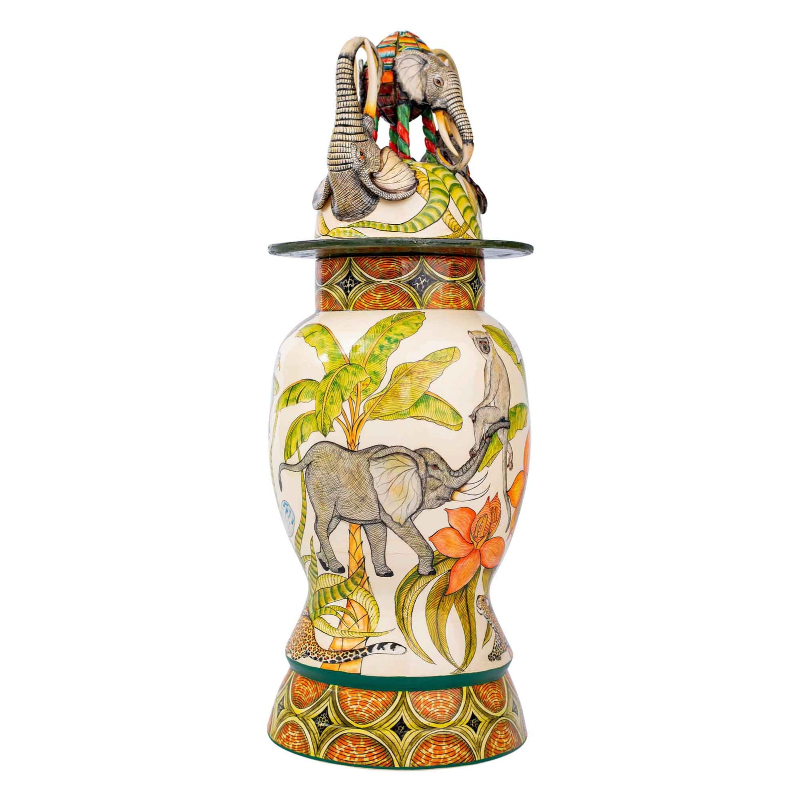 Elephant urn