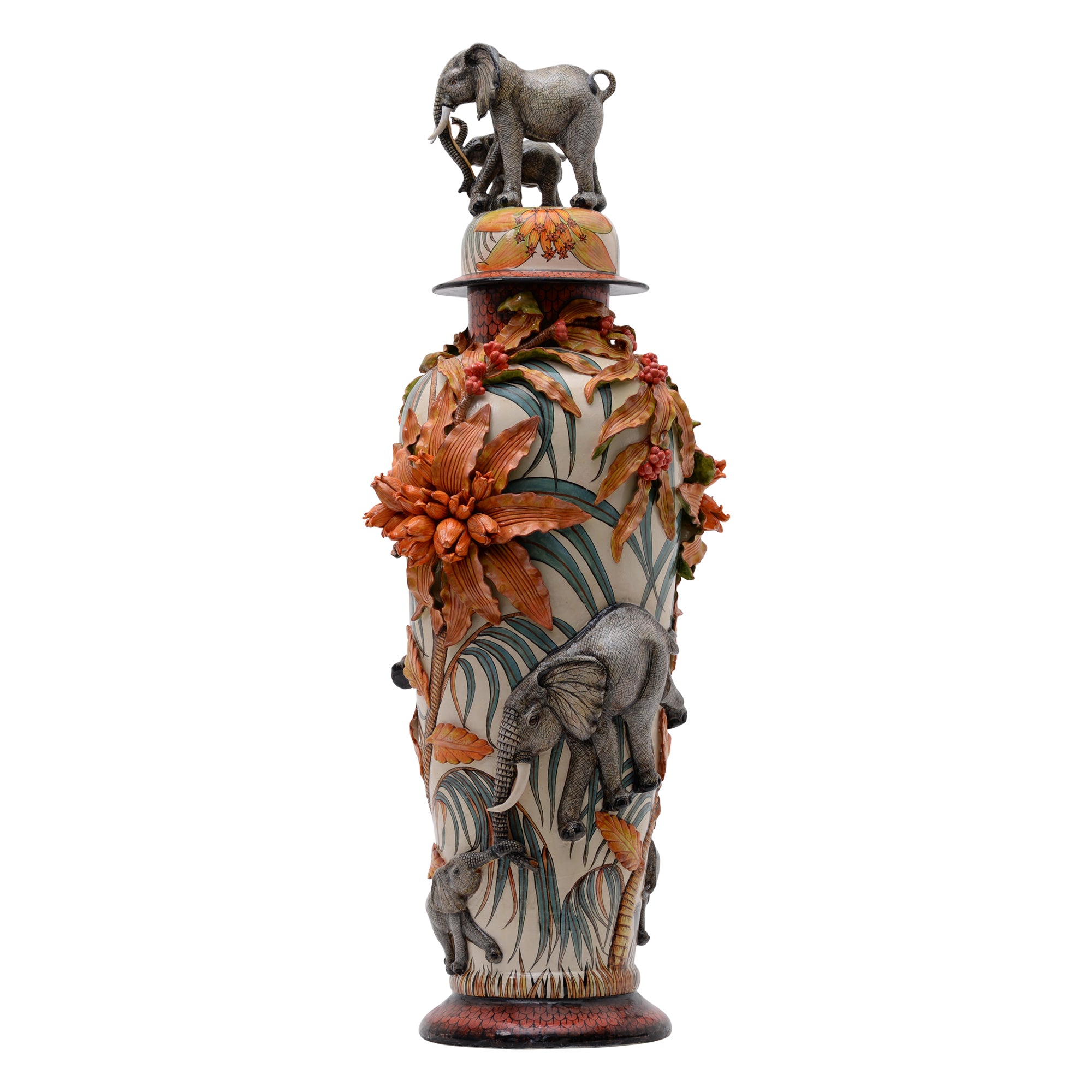 Elephant urn