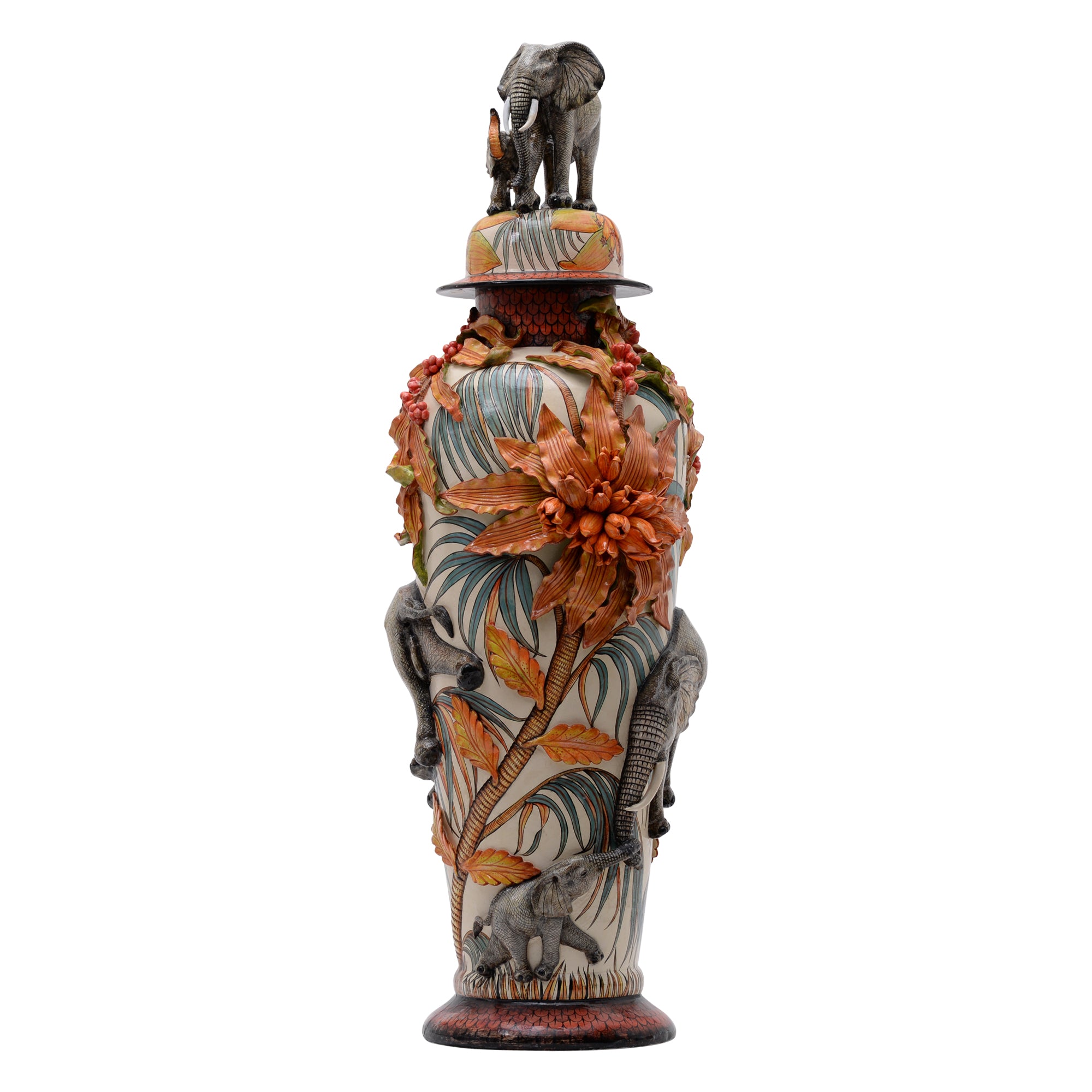 Elephant urn