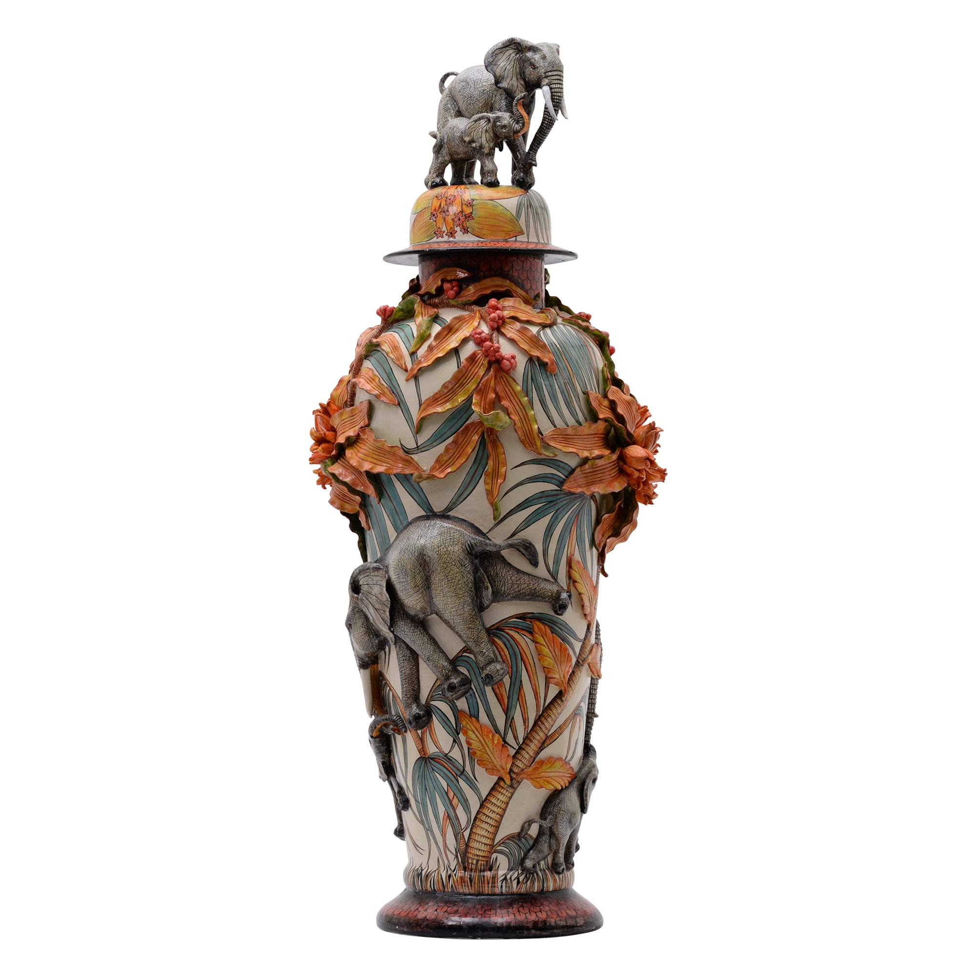Elephant urn