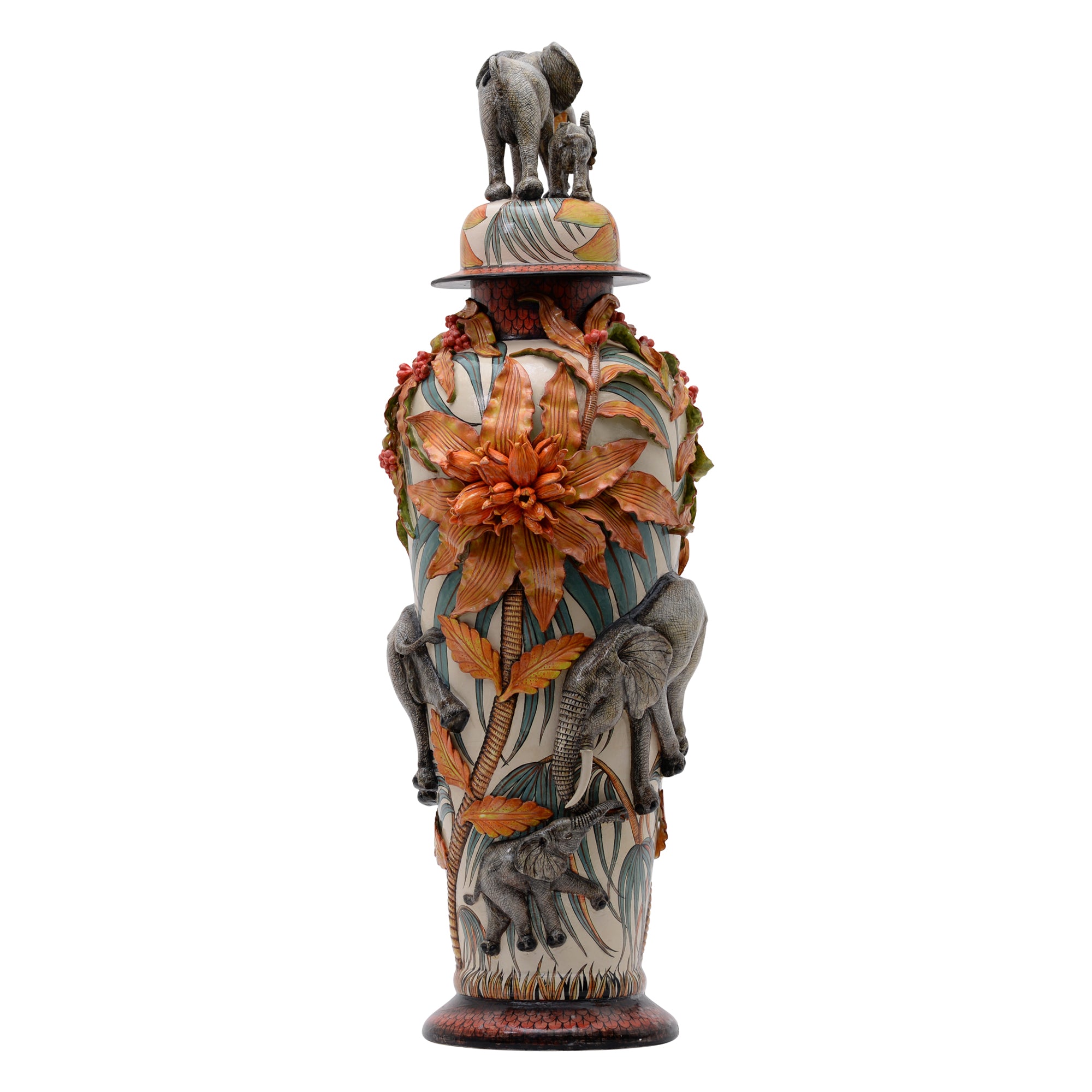 Elephant urn