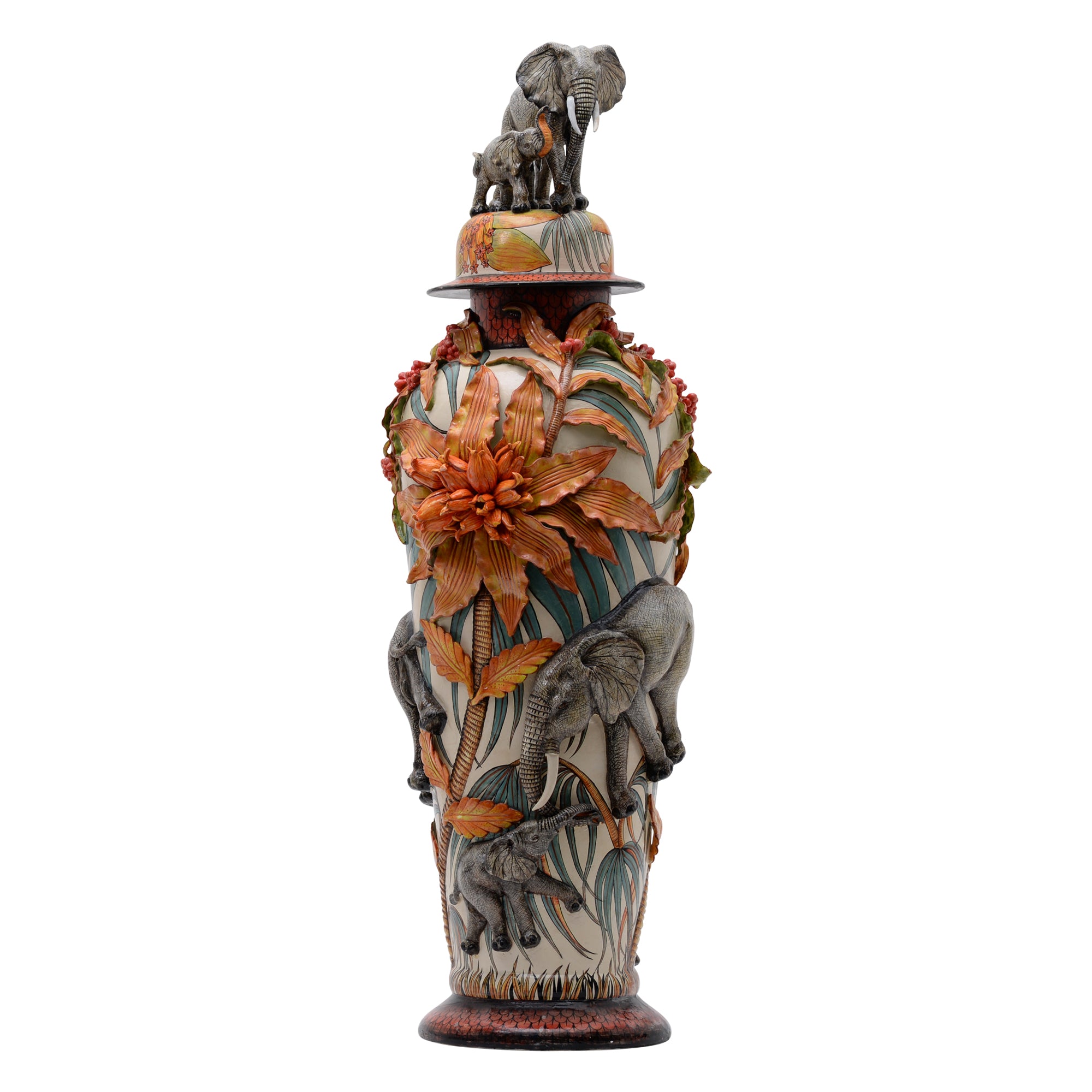 Elephant urn