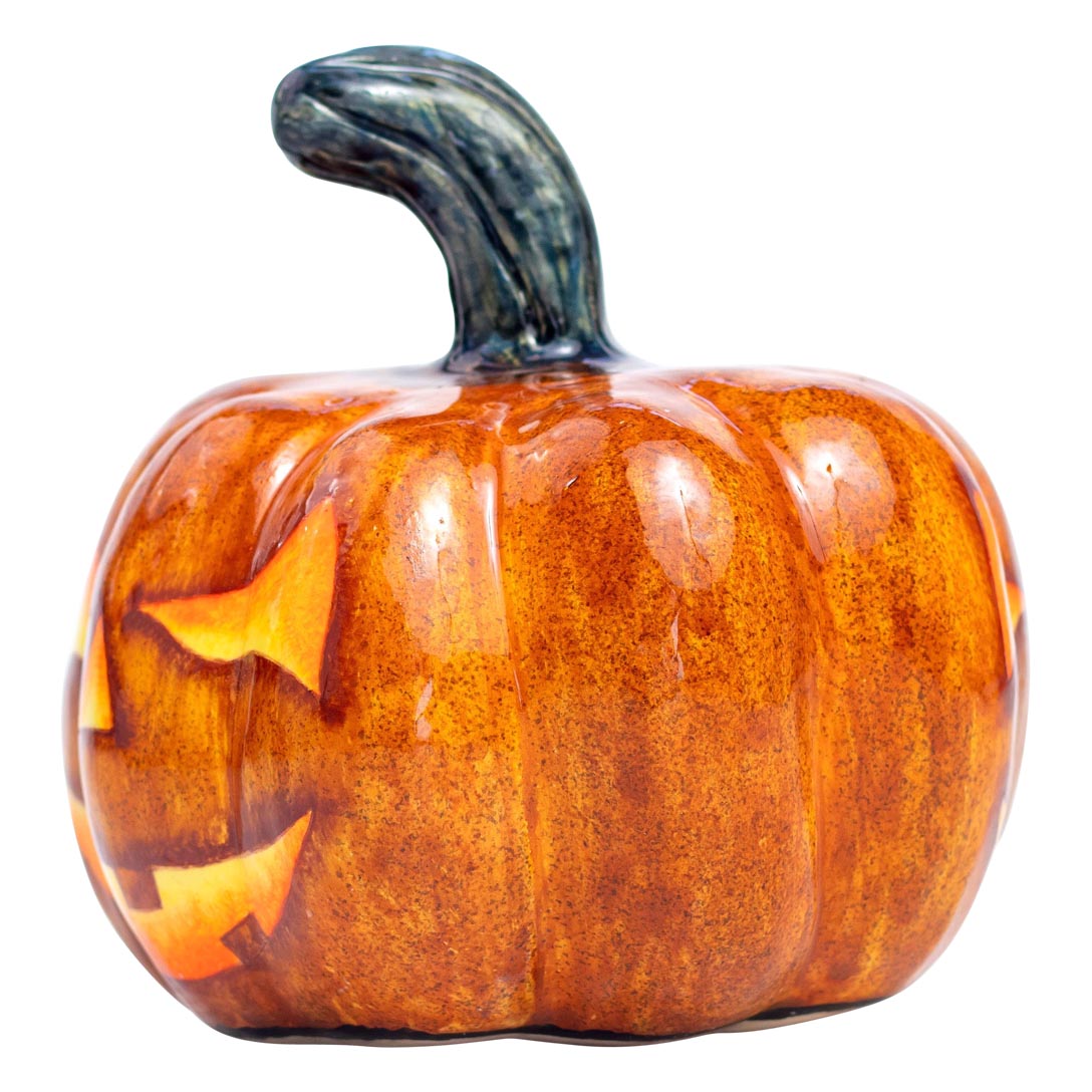 Halloween pumpkin sculpture