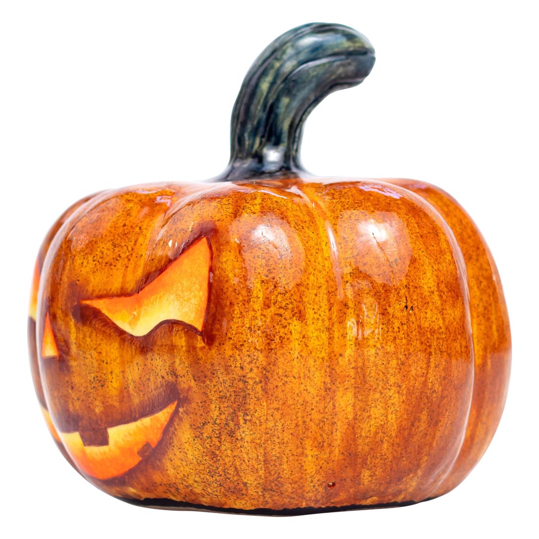 Halloween pumpkin sculpture