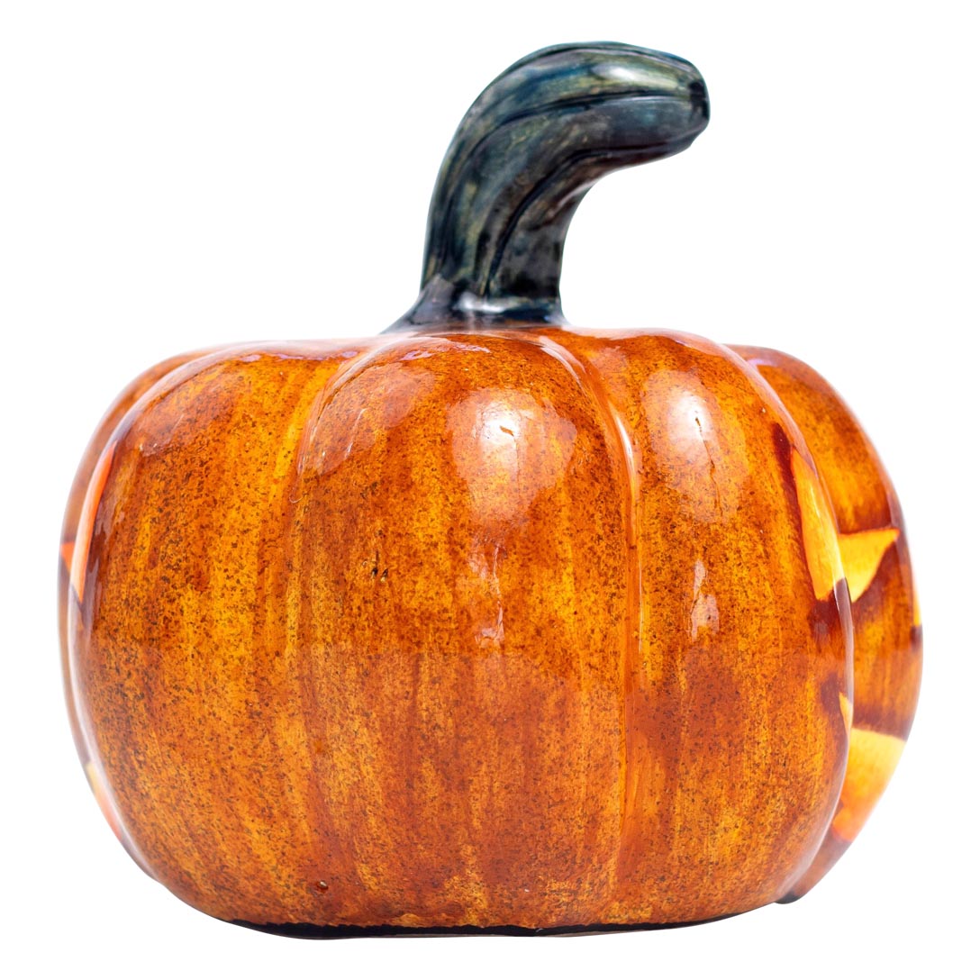 Halloween pumpkin sculpture