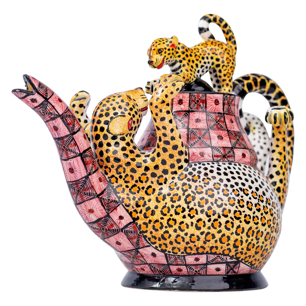 Leopard tea set