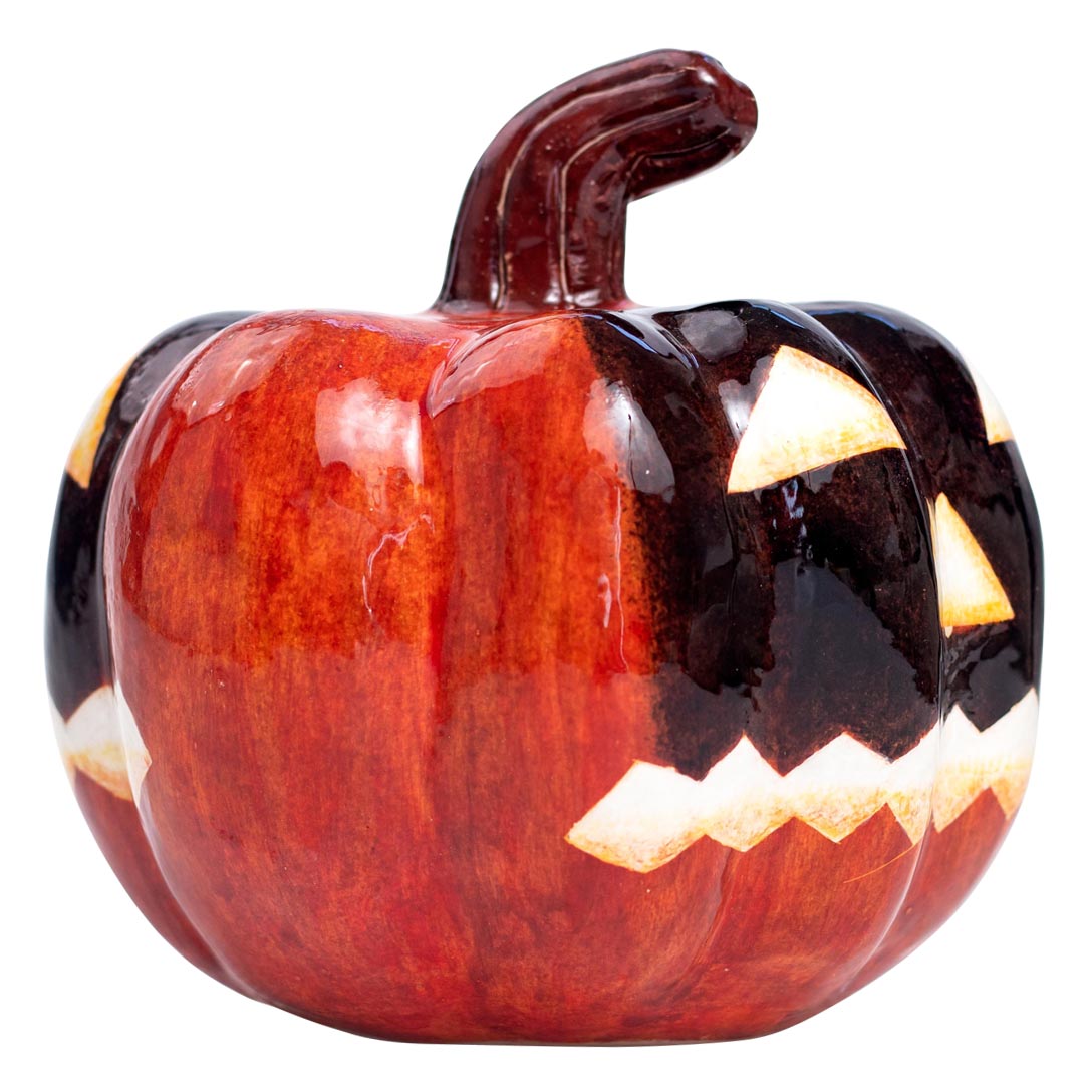 Halloween pumpkin sculpture