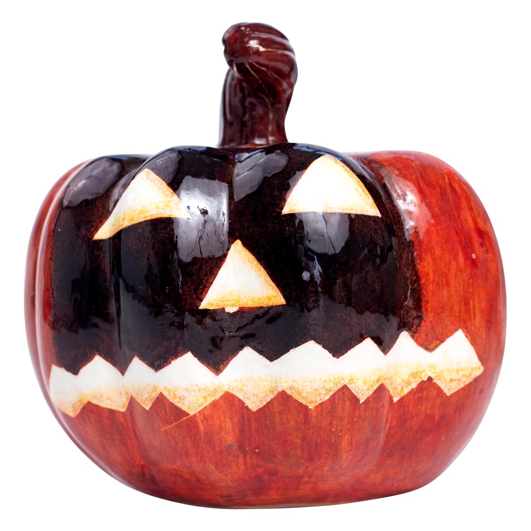 Halloween pumpkin sculpture