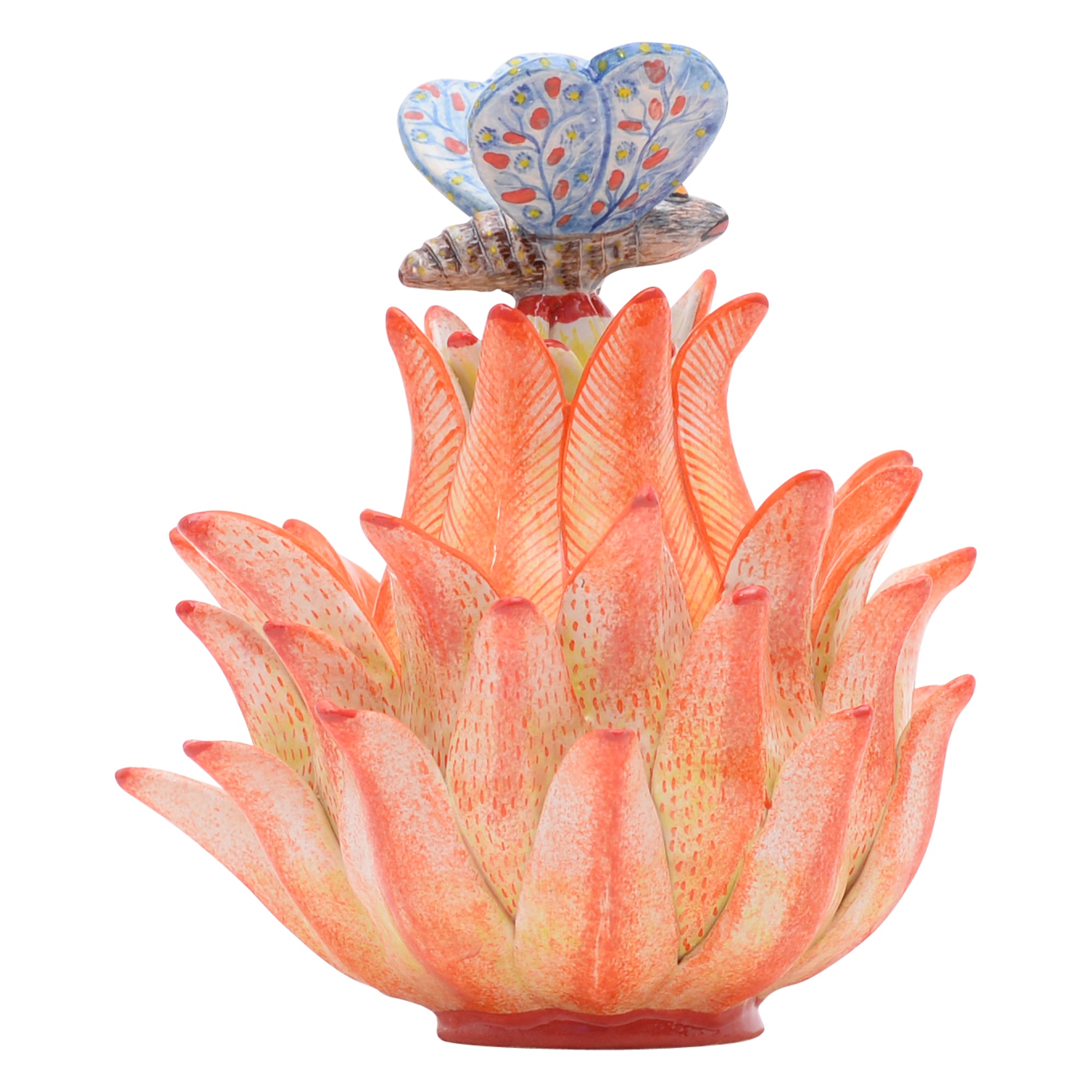 Protea & butterfly jewelry box
