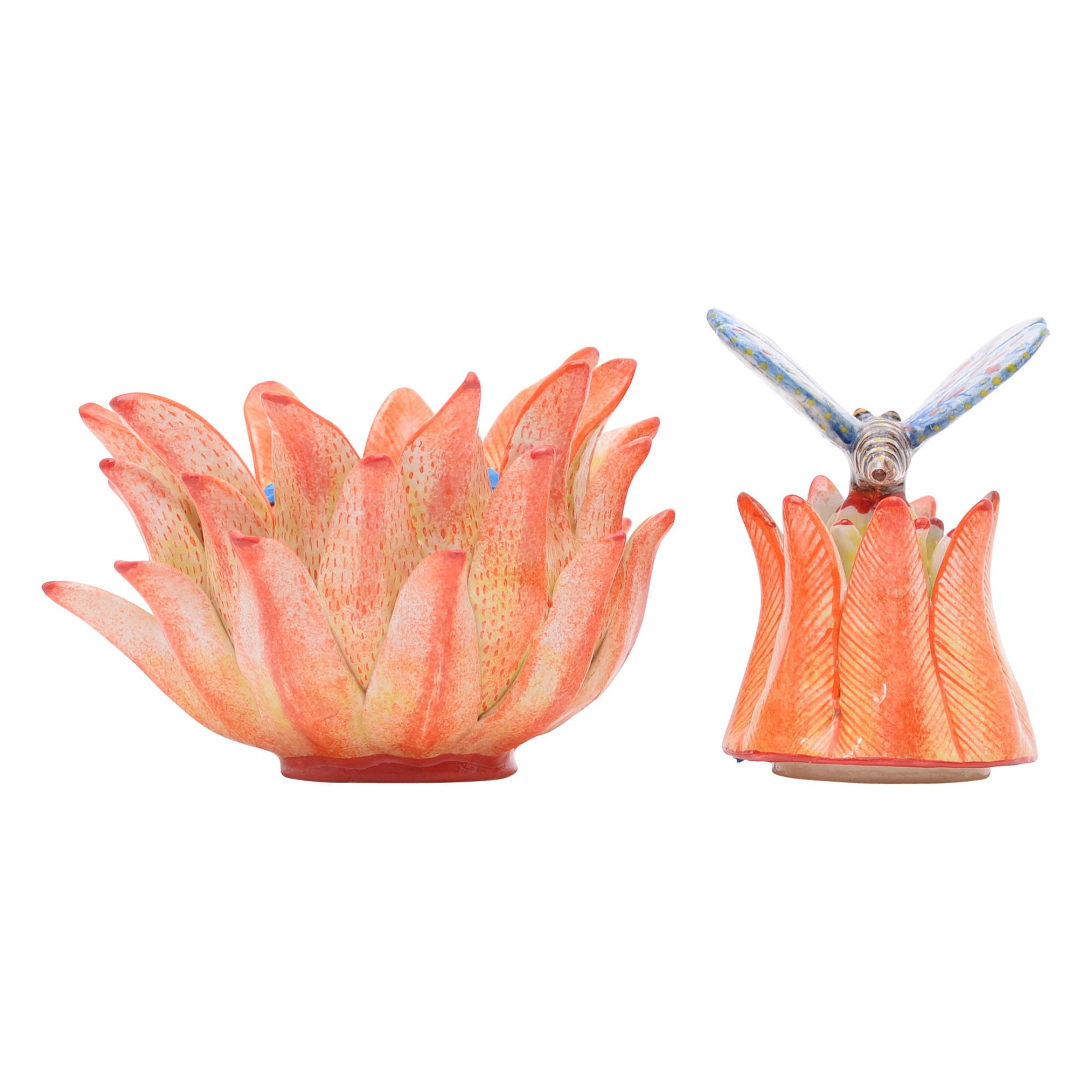 Protea & butterfly jewelry box