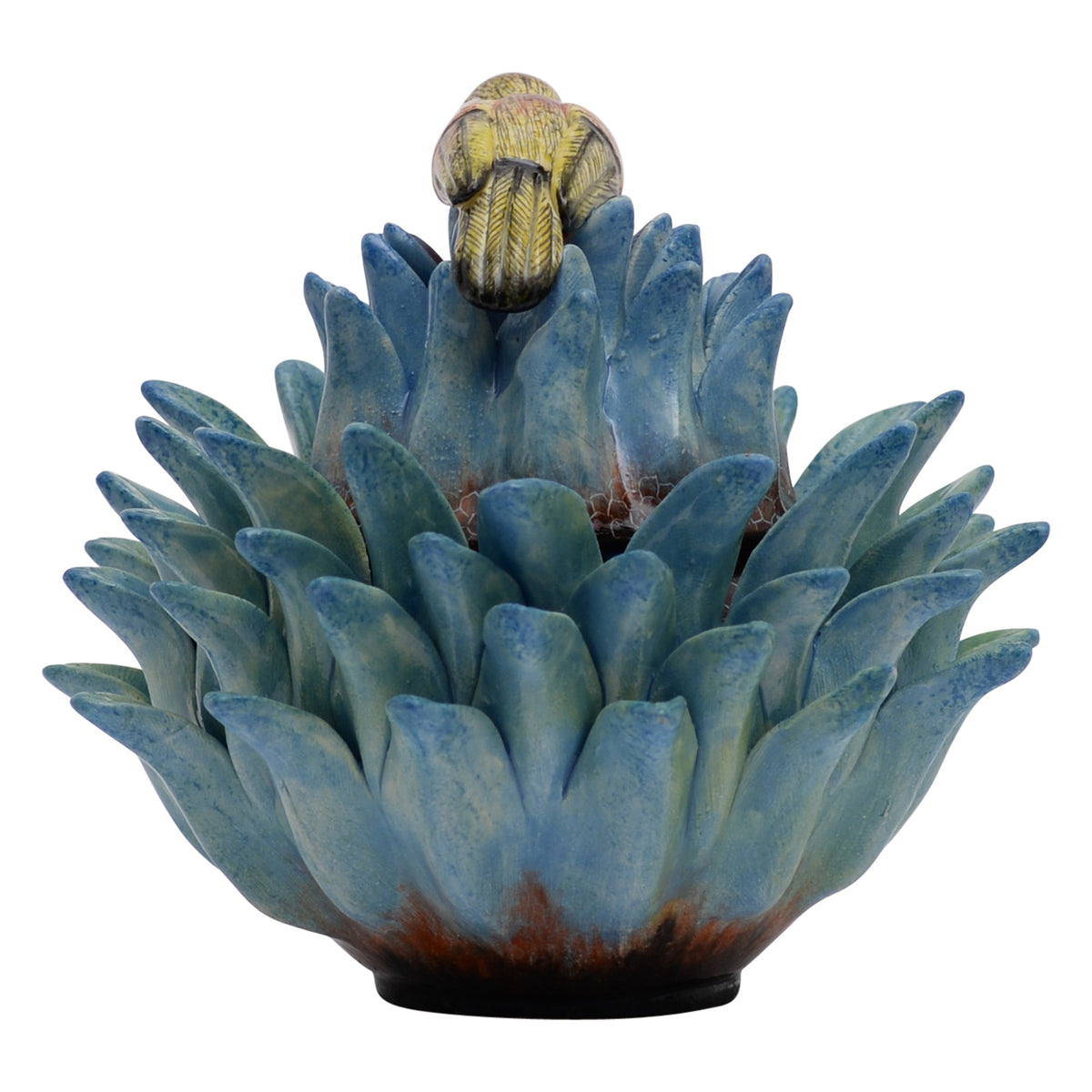 Protea & bird jewelry box