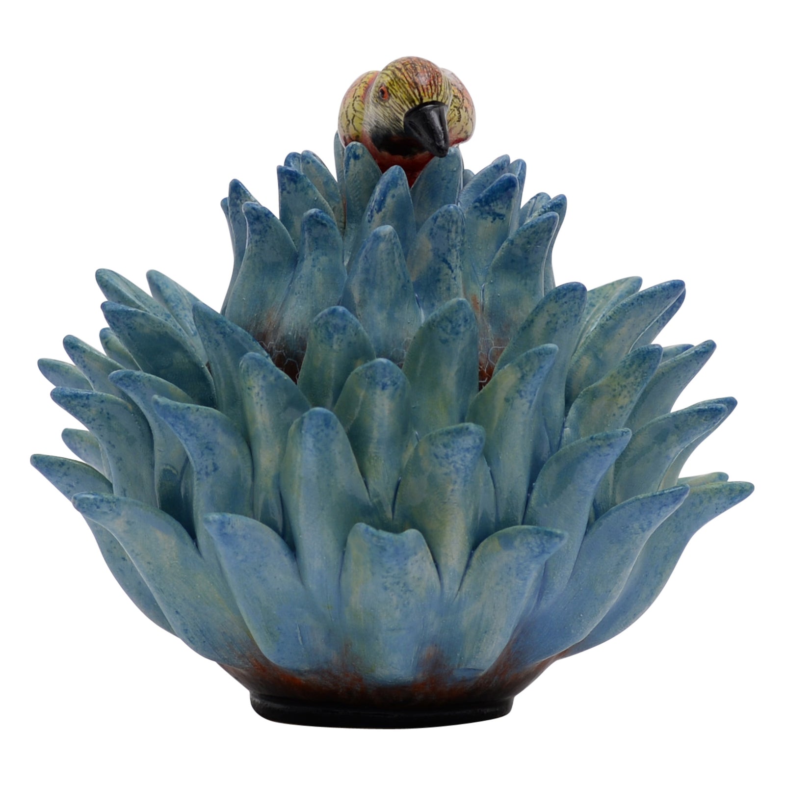 Protea & bird jewelry box