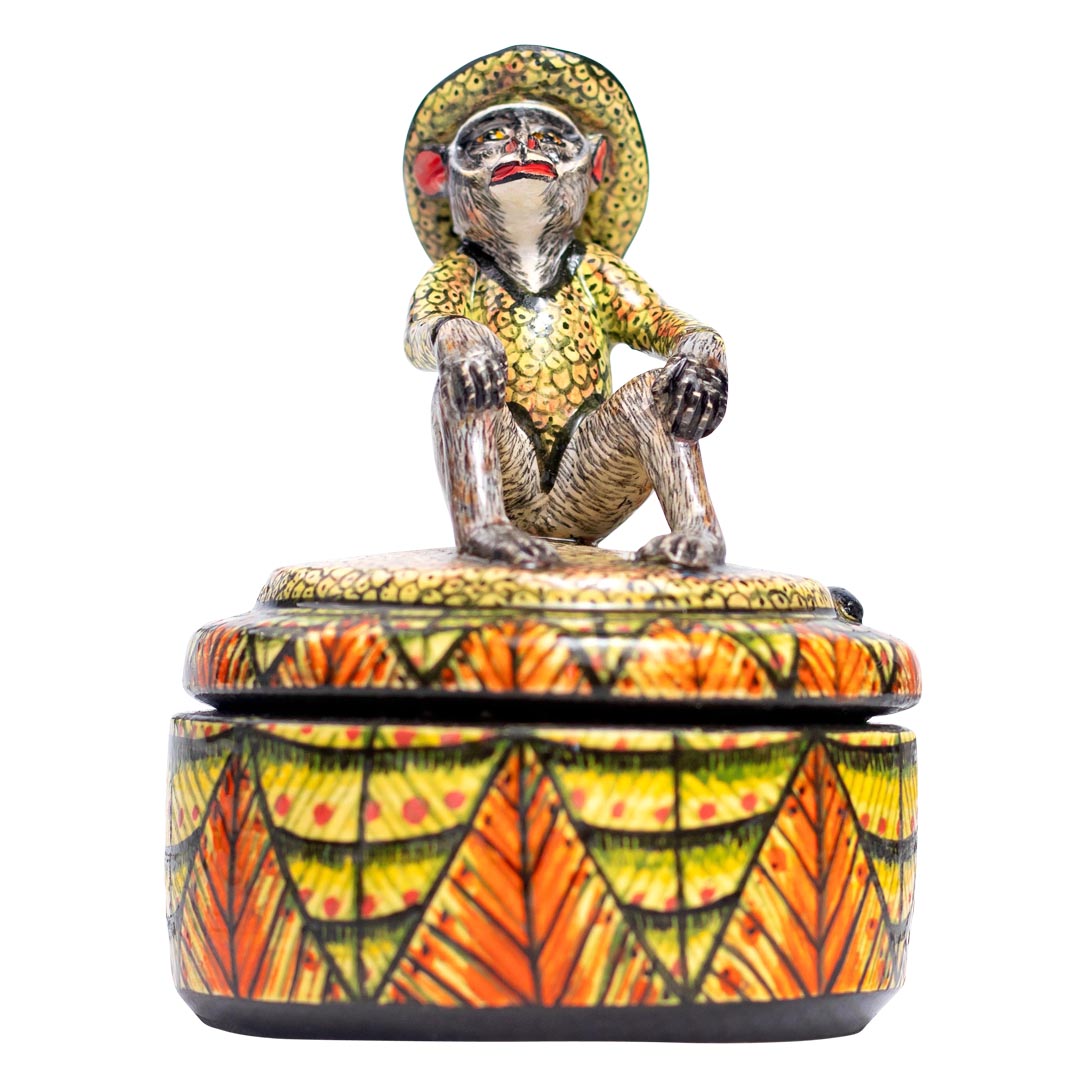 Small monkey jewelry box