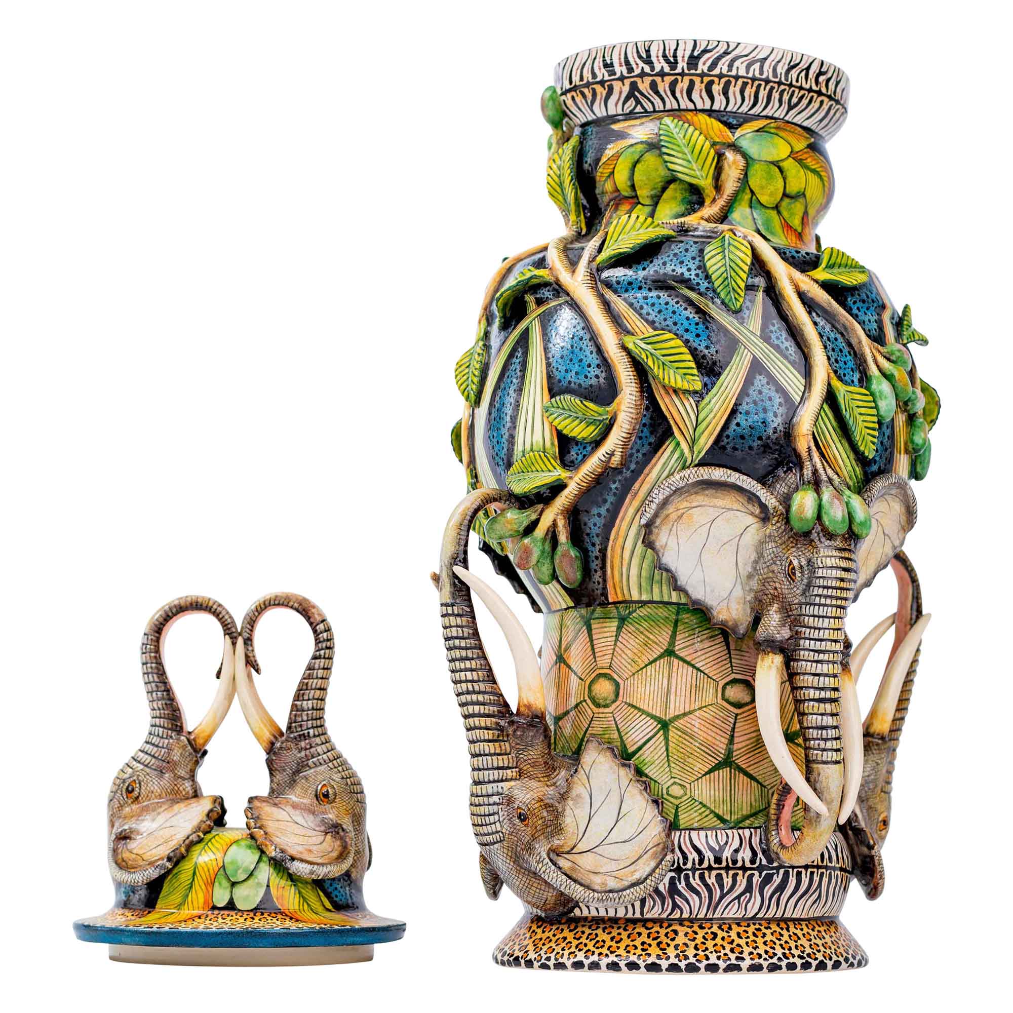 Elephant urn