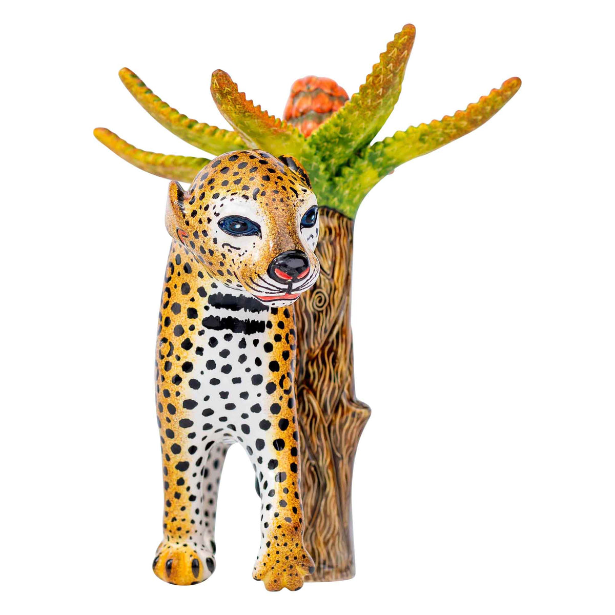 Leopard sculpture