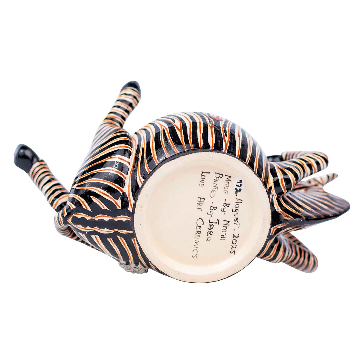 Zebra peanut bowl