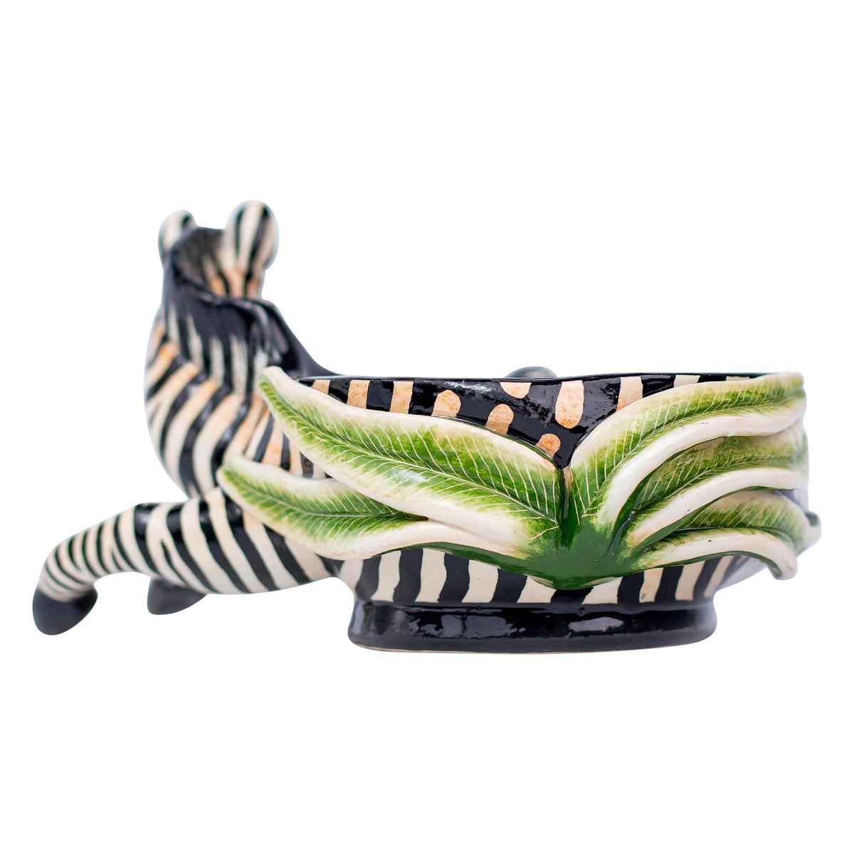 Zebra peanut bowl