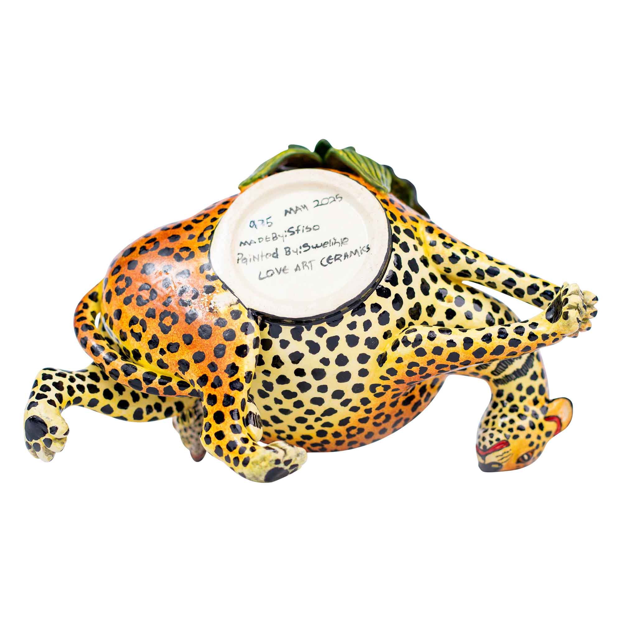 Leopard peanut bowl