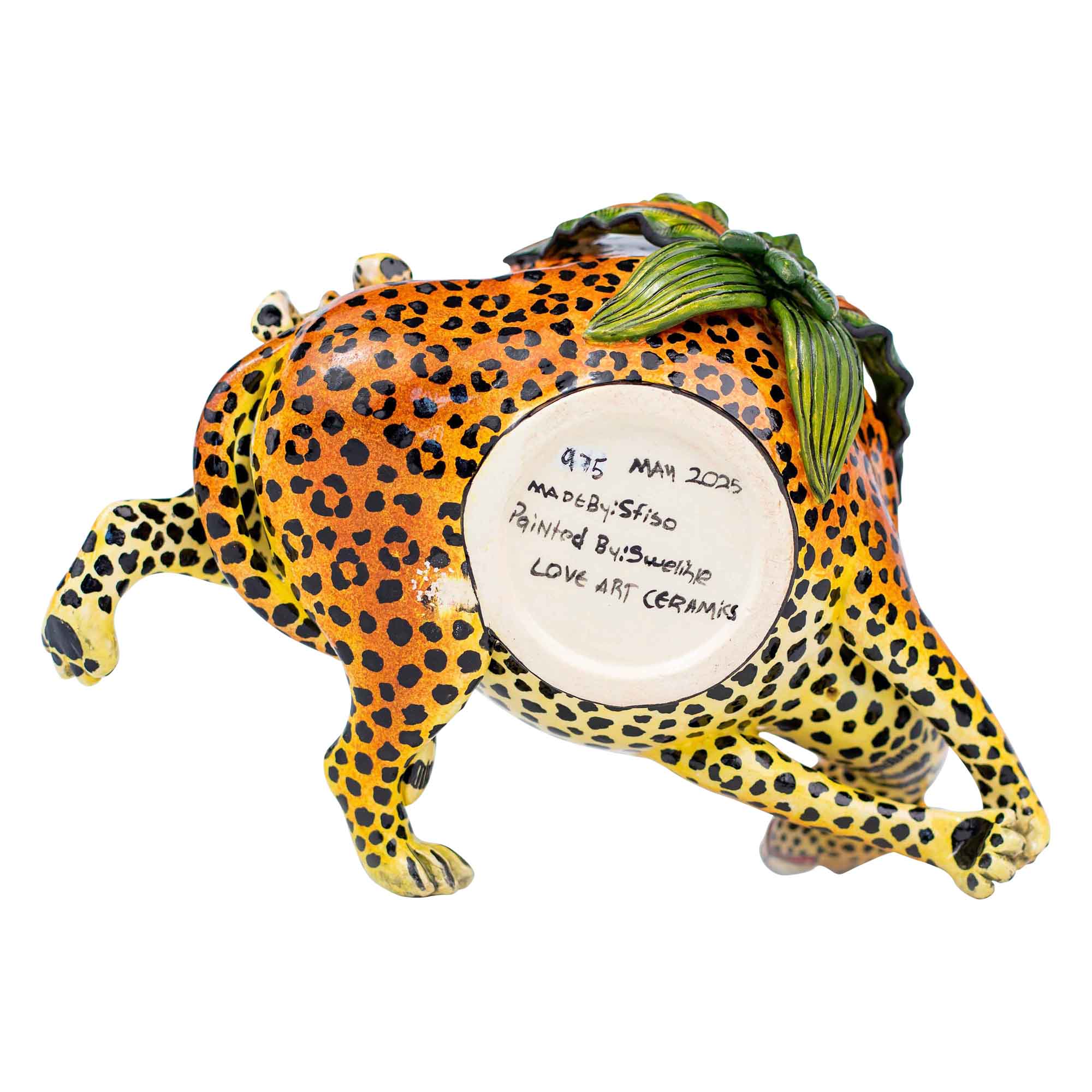 Leopard peanut bowl