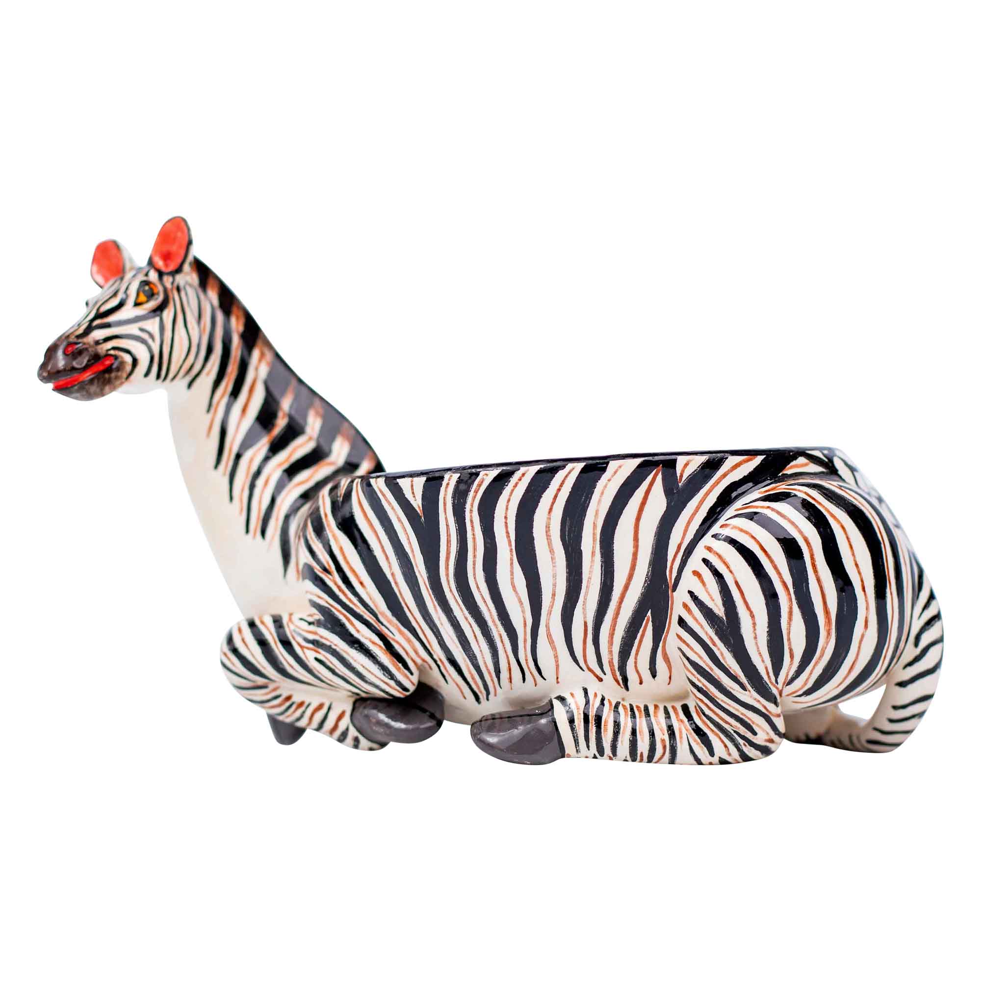 Zebra peanut bowl