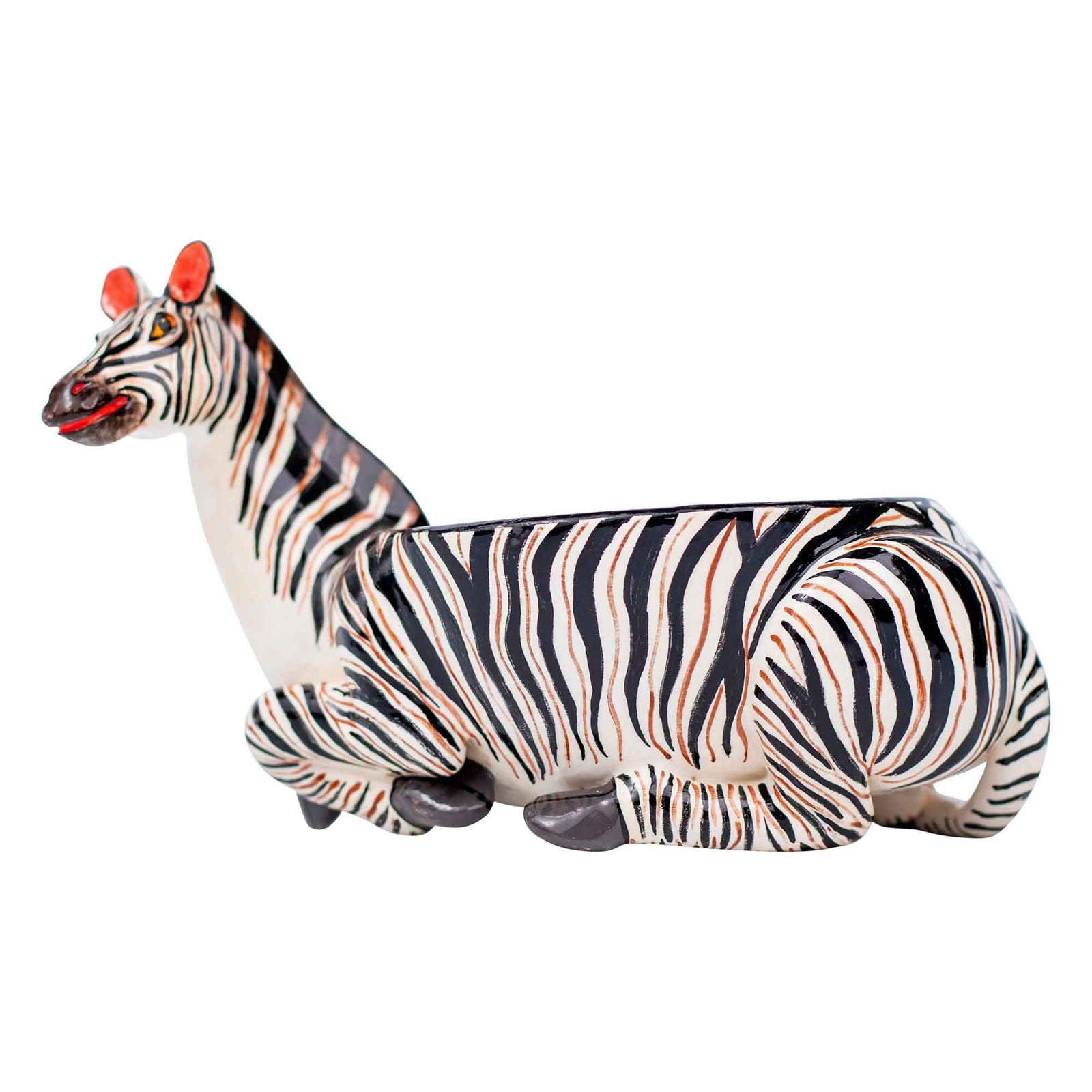Zebra peanut bowl