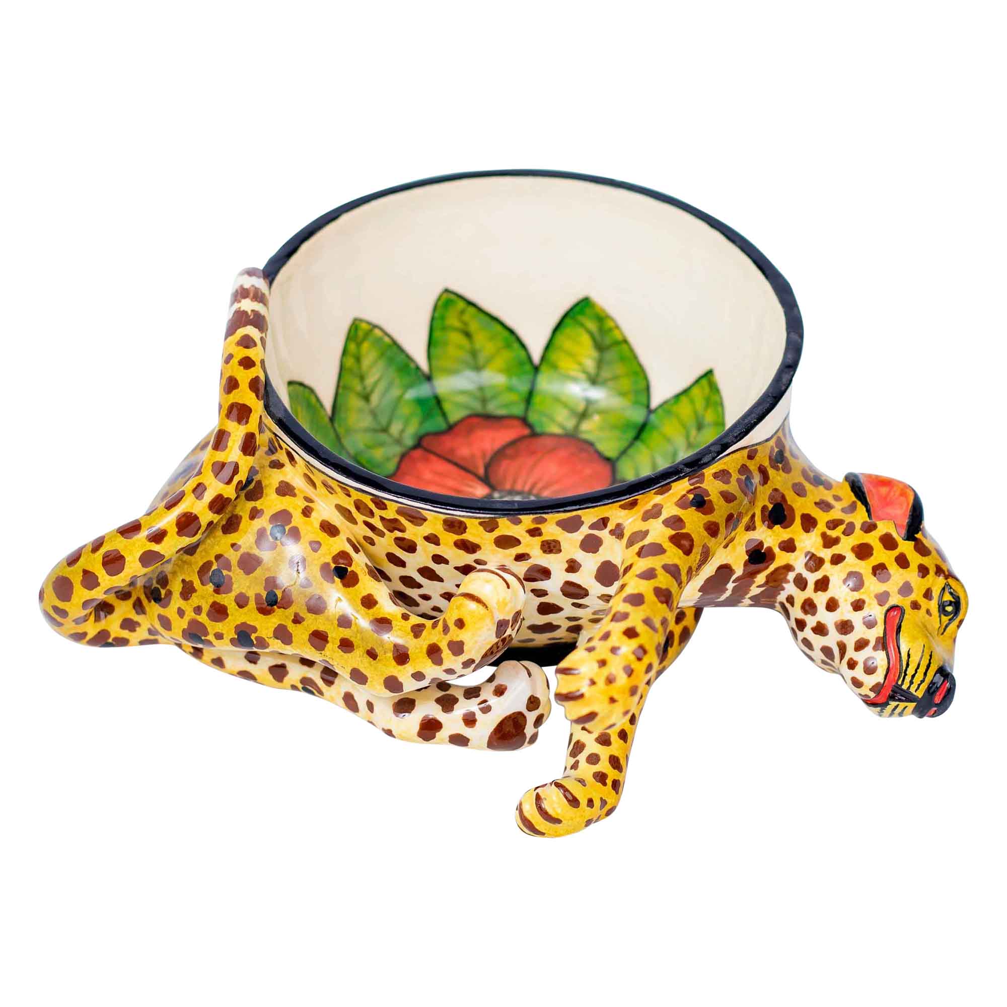 Leopard peanut bowl