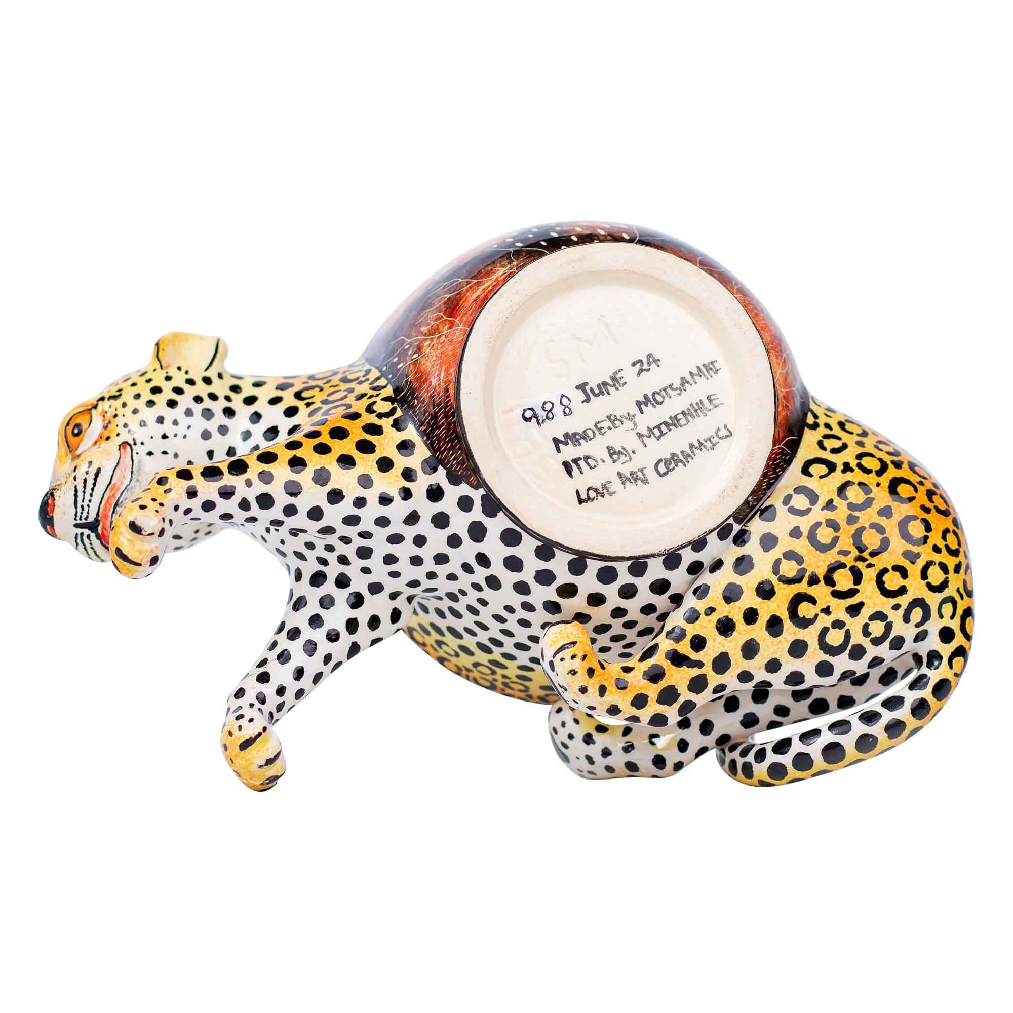 Leopard peanut bowl