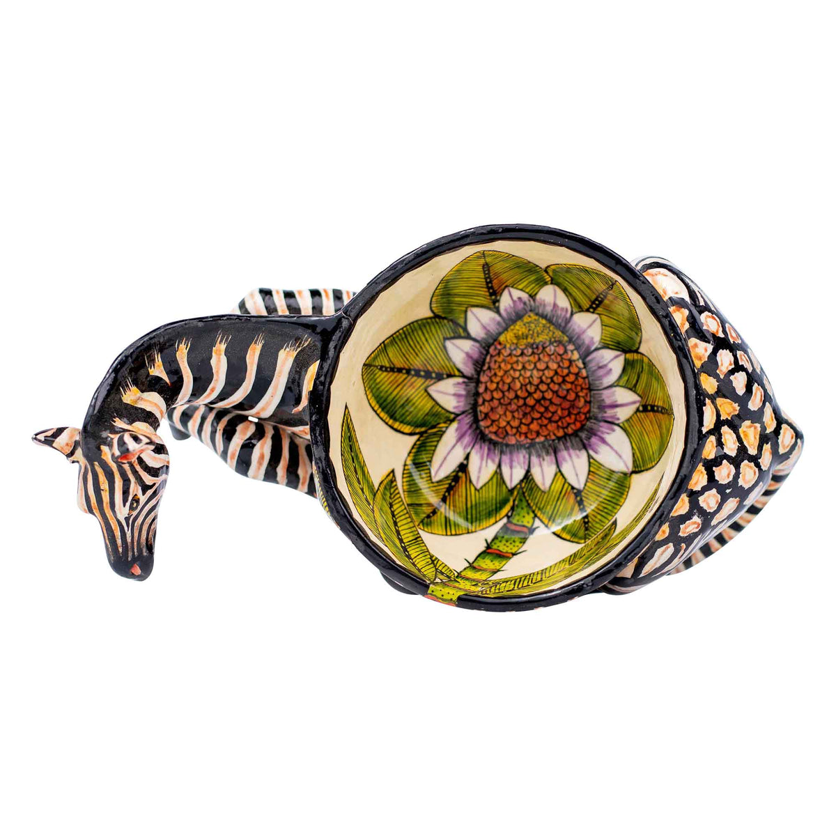Zebra peanut bowl