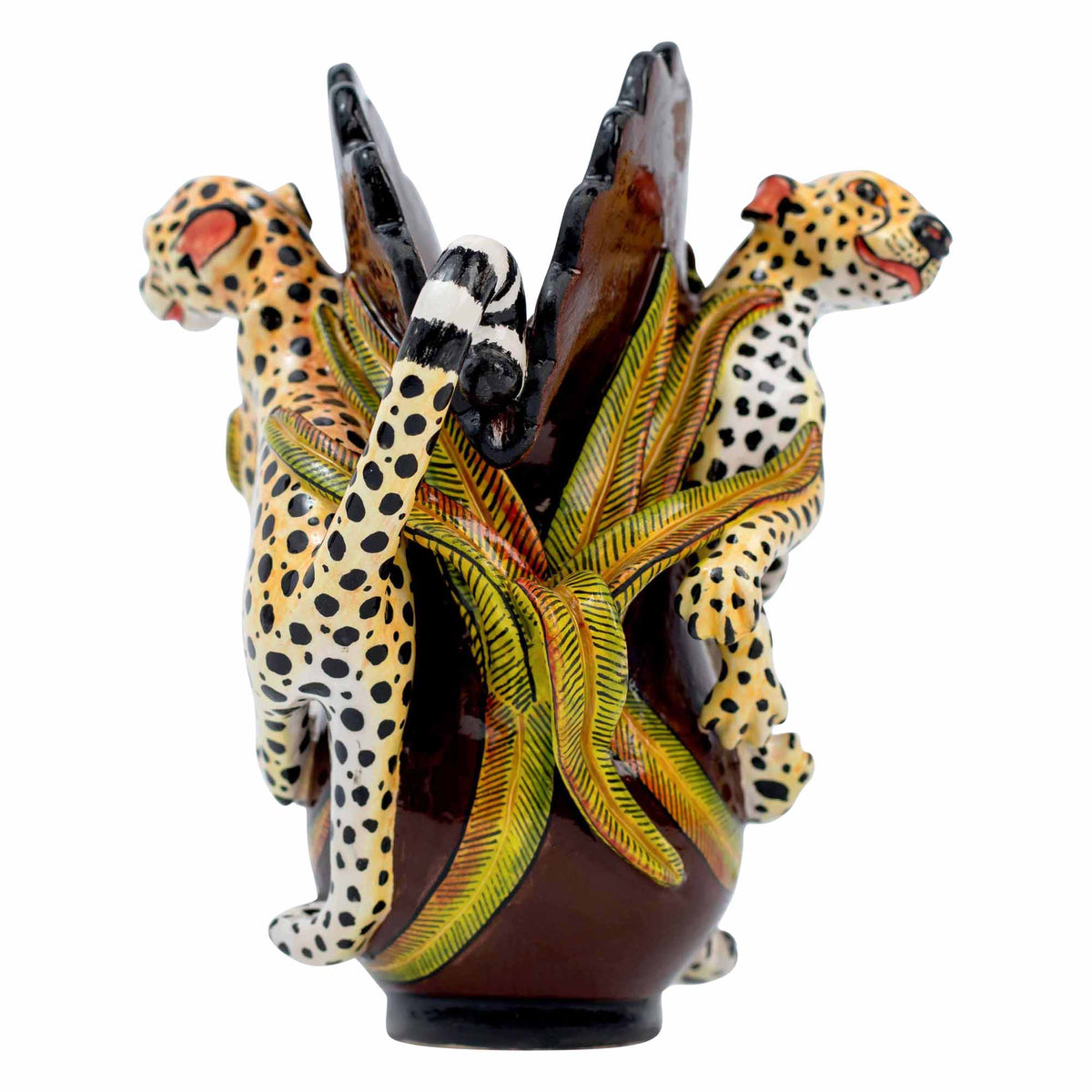 Small Cheetah Vase