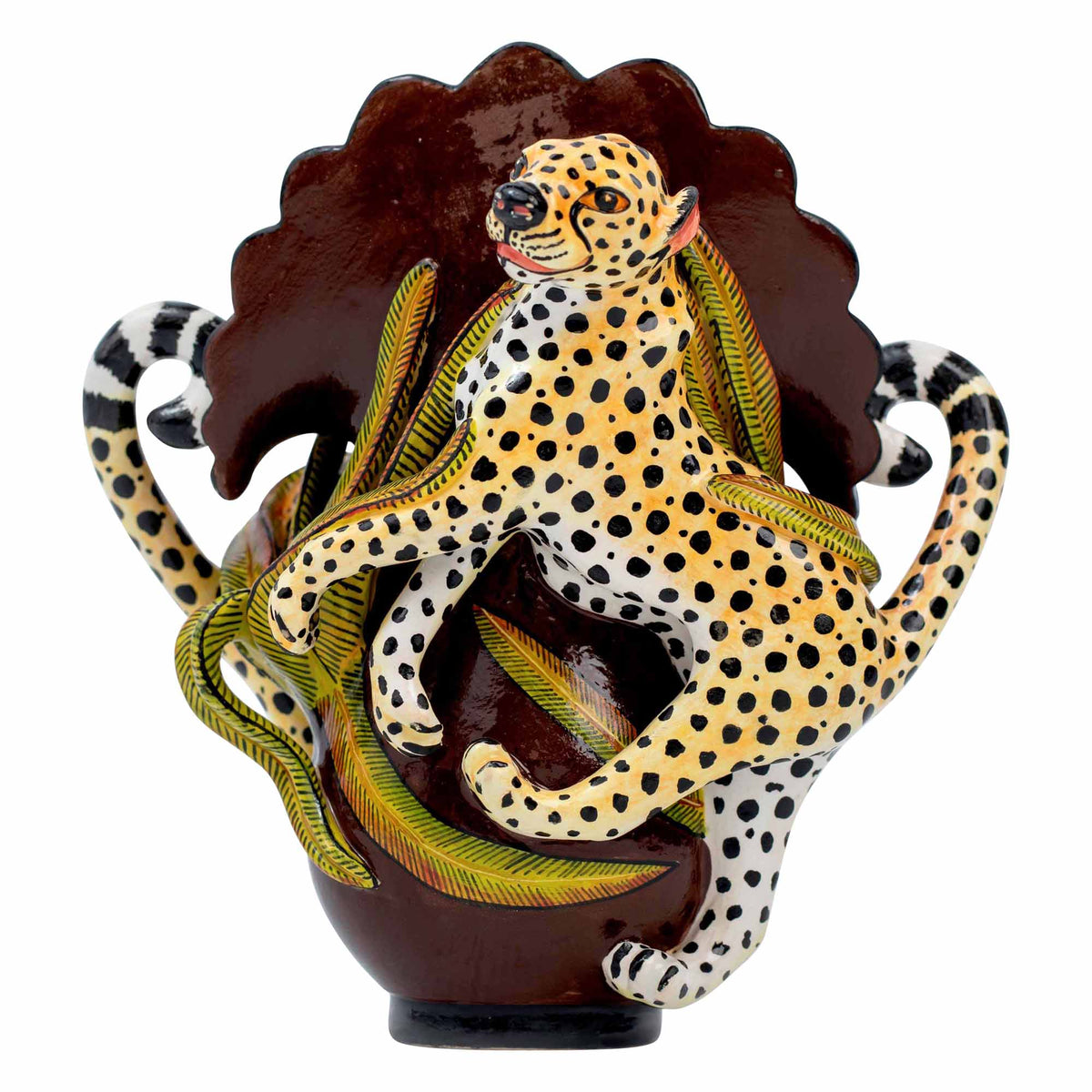 Small Cheetah Vase