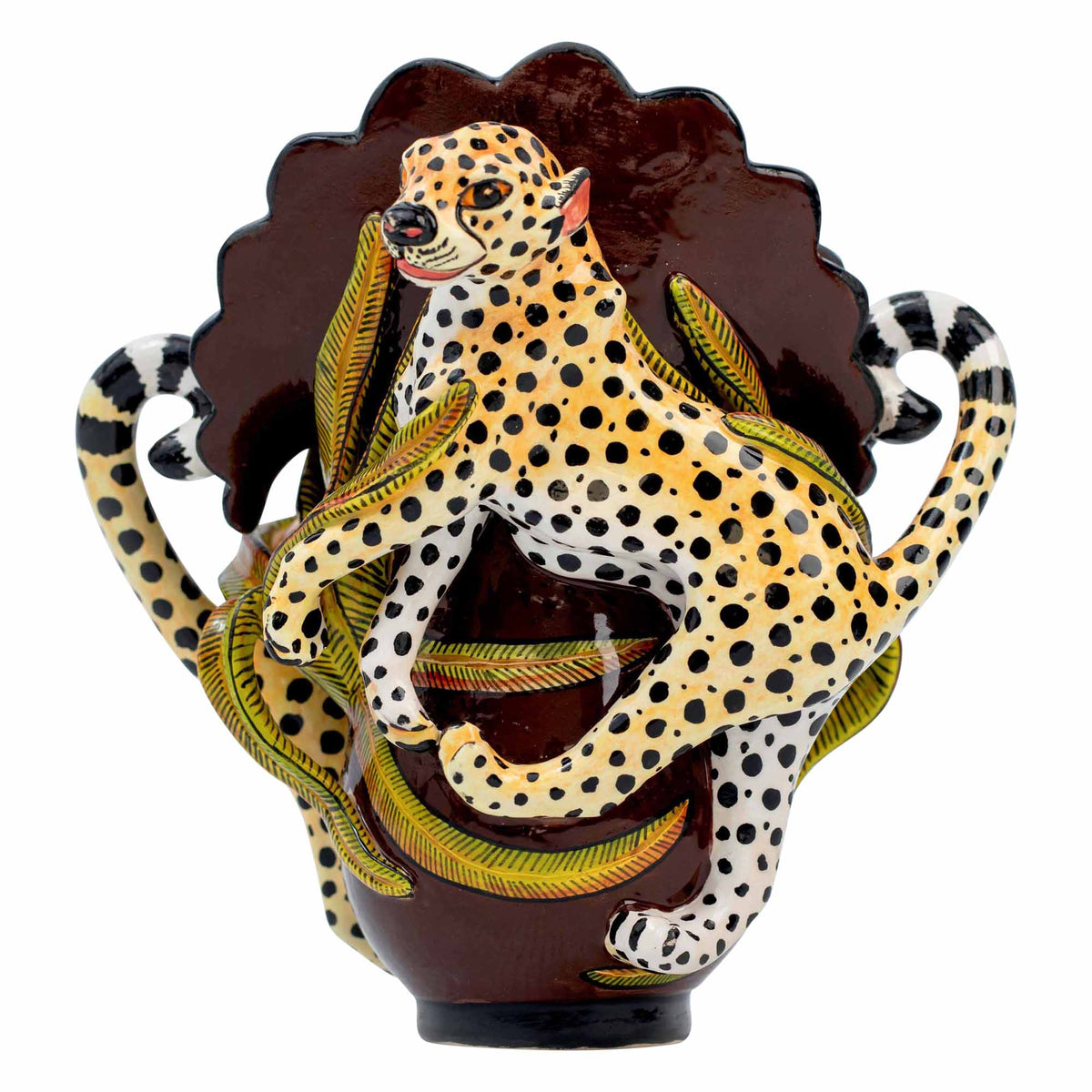Small Cheetah Vase