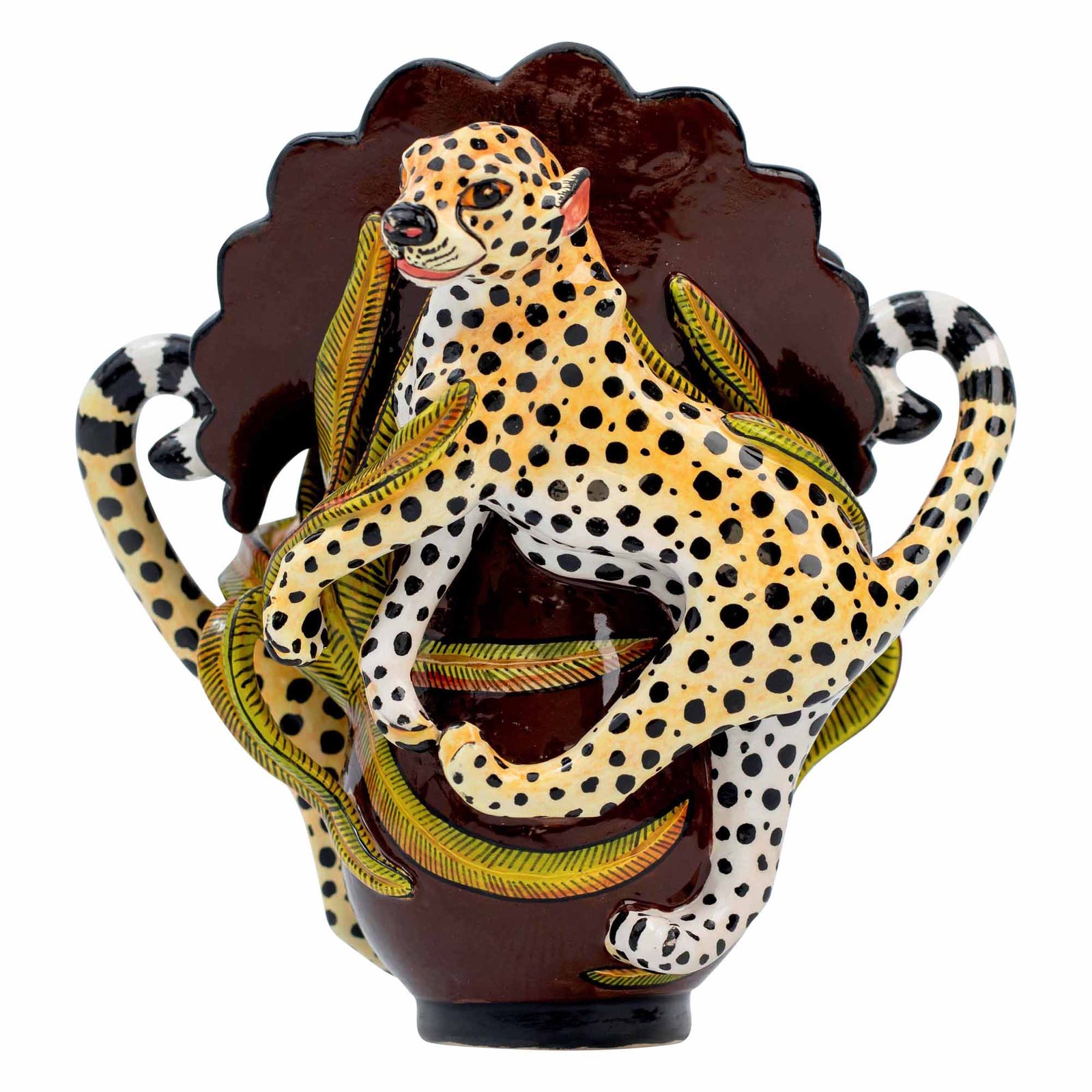 Small Cheetah Vase