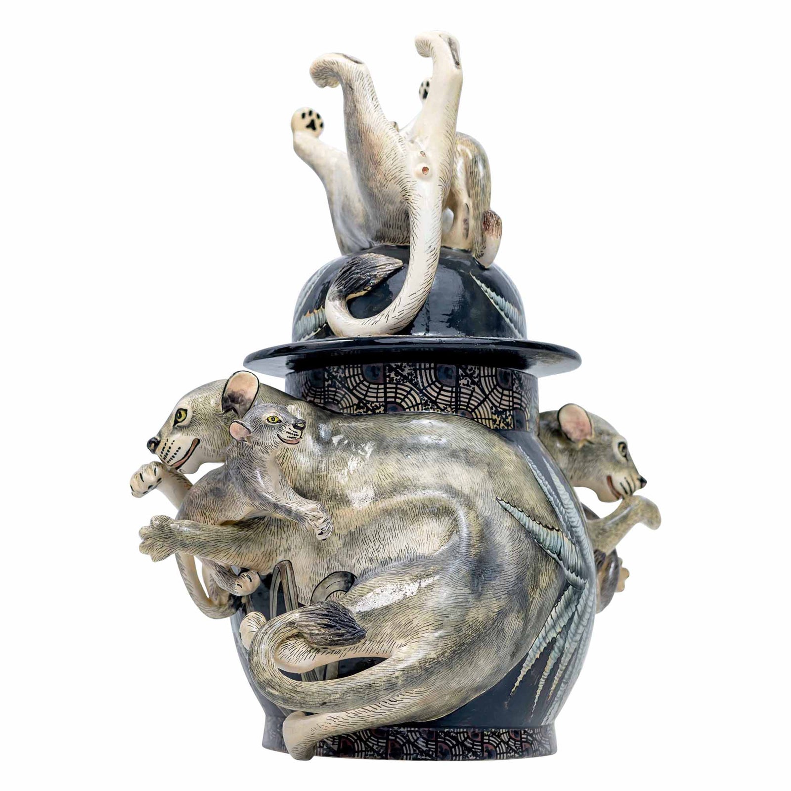 Lion Urn
