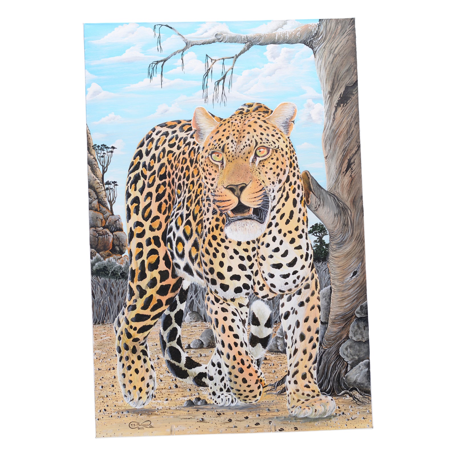 Leopard canvas