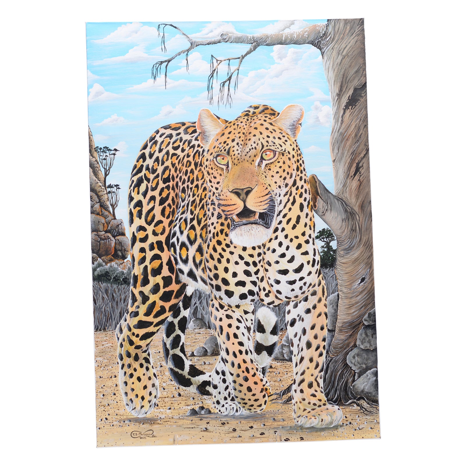Leopard canvas