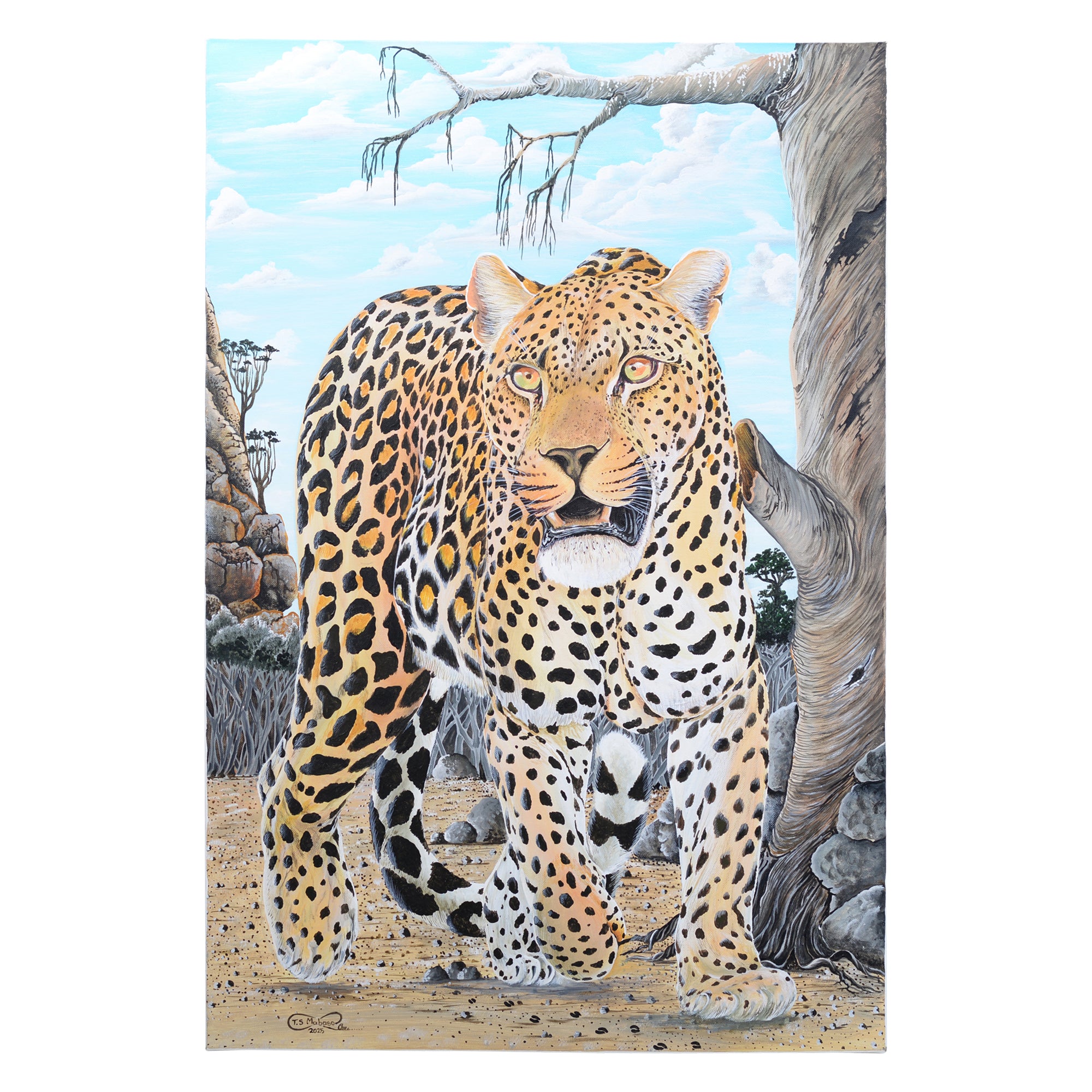 Leopard canvas