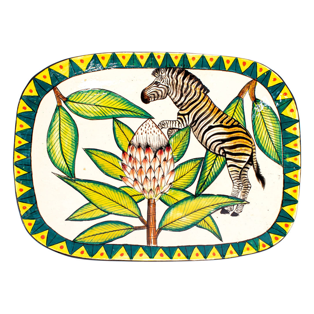 Zebra platter