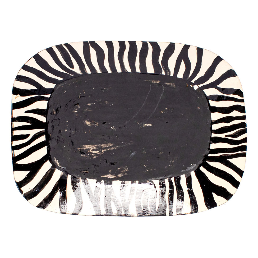 Zebra platter