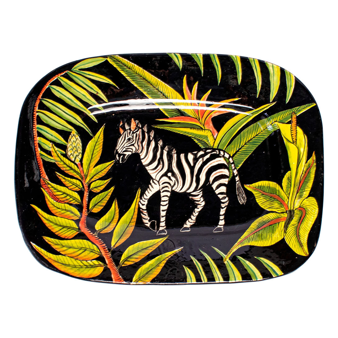 Zebra platter