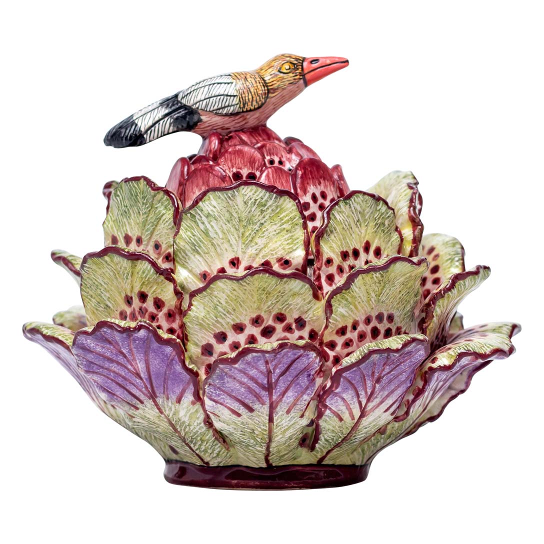 Protea, bird jewelry box