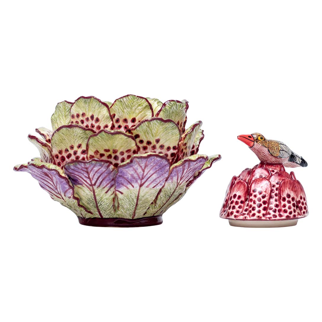 Protea, bird jewelry box