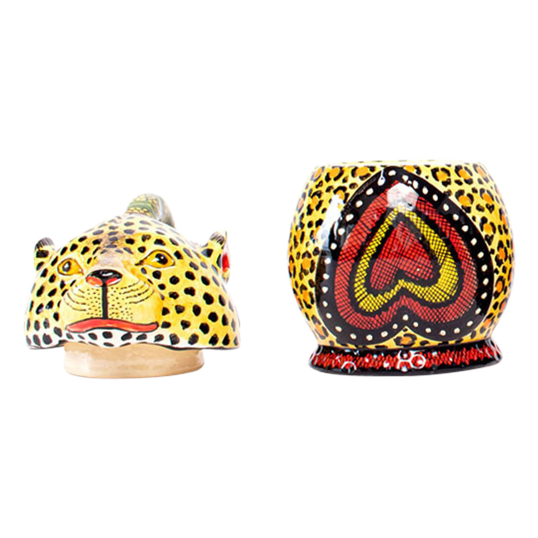 Leopard head jewelry box