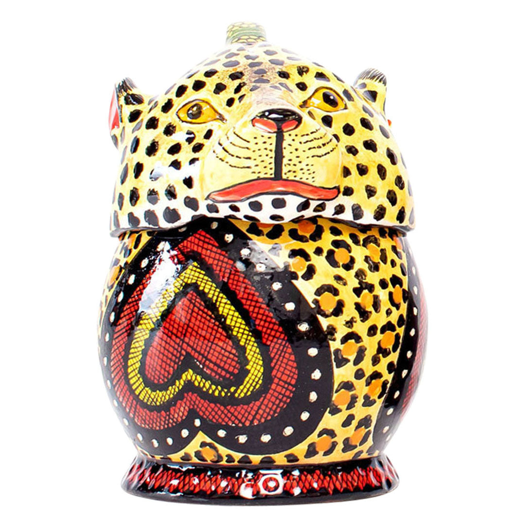 Leopard head jewelry box