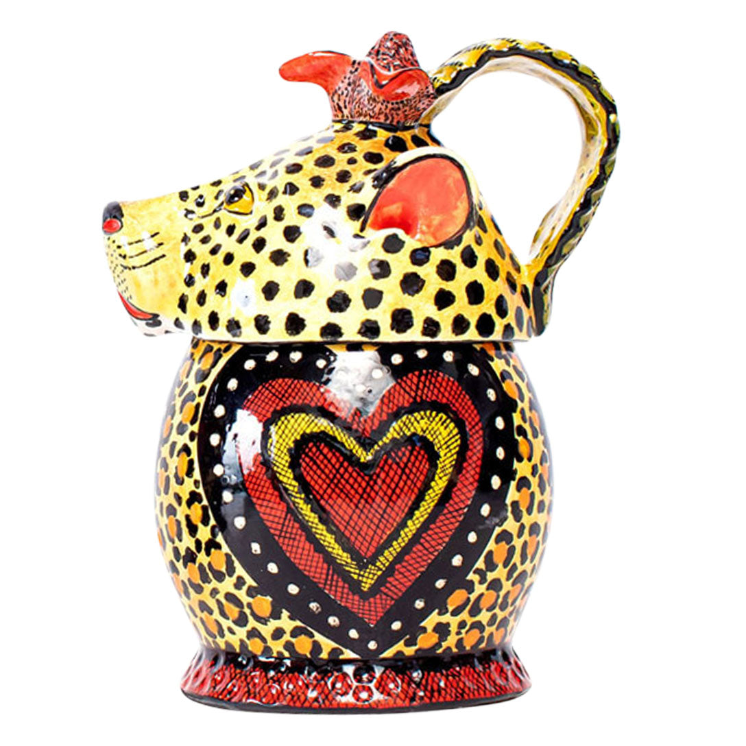 Leopard head jewelry box