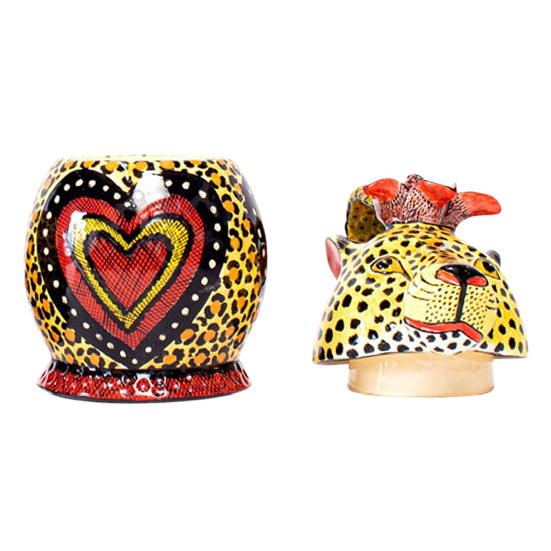 Leopard head jewelry box