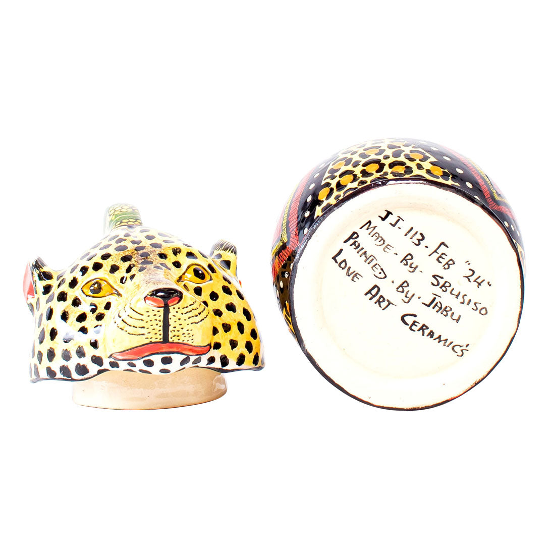 Leopard head jewelry box